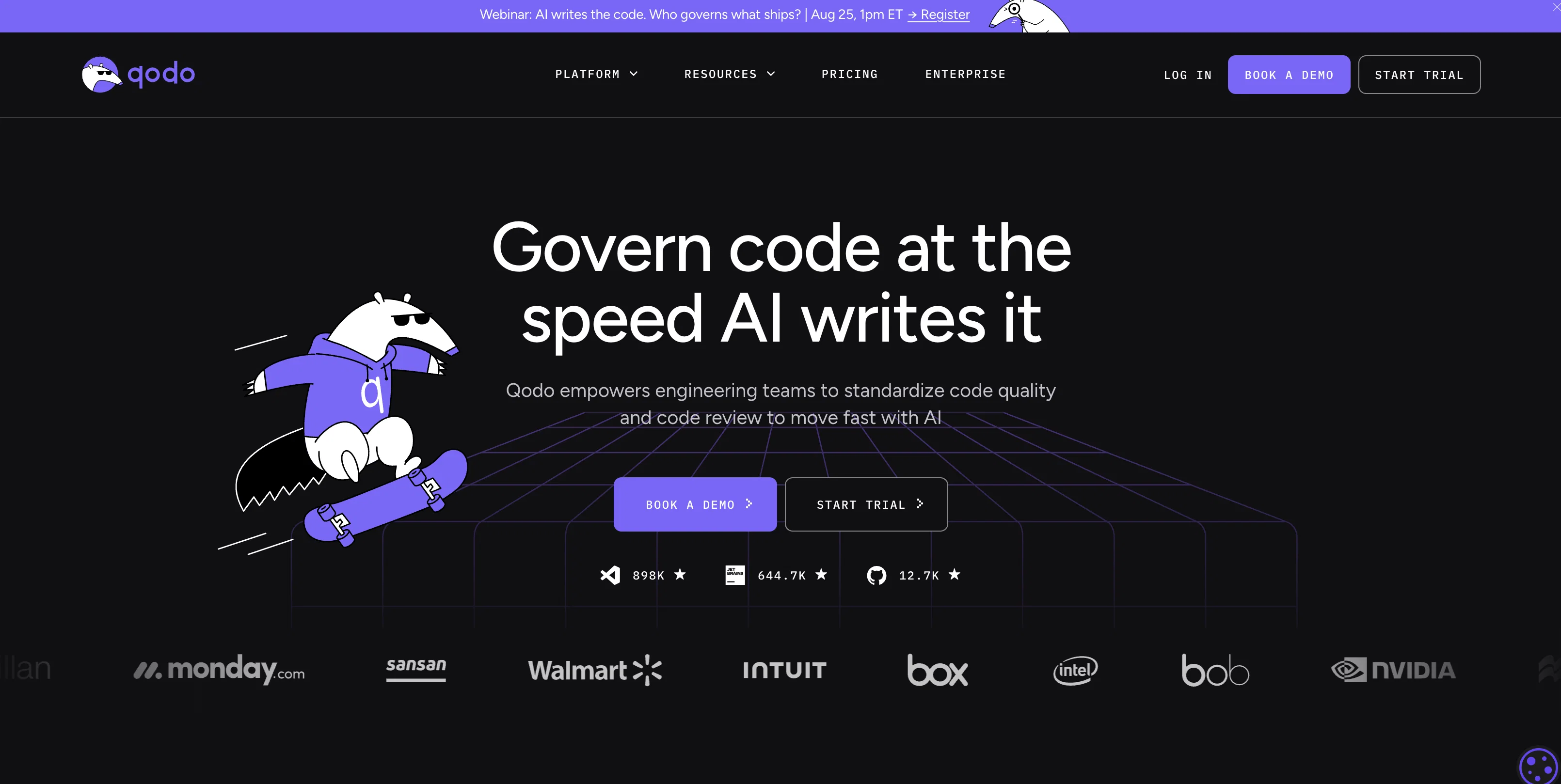 Qodo (Formerly Codium) website