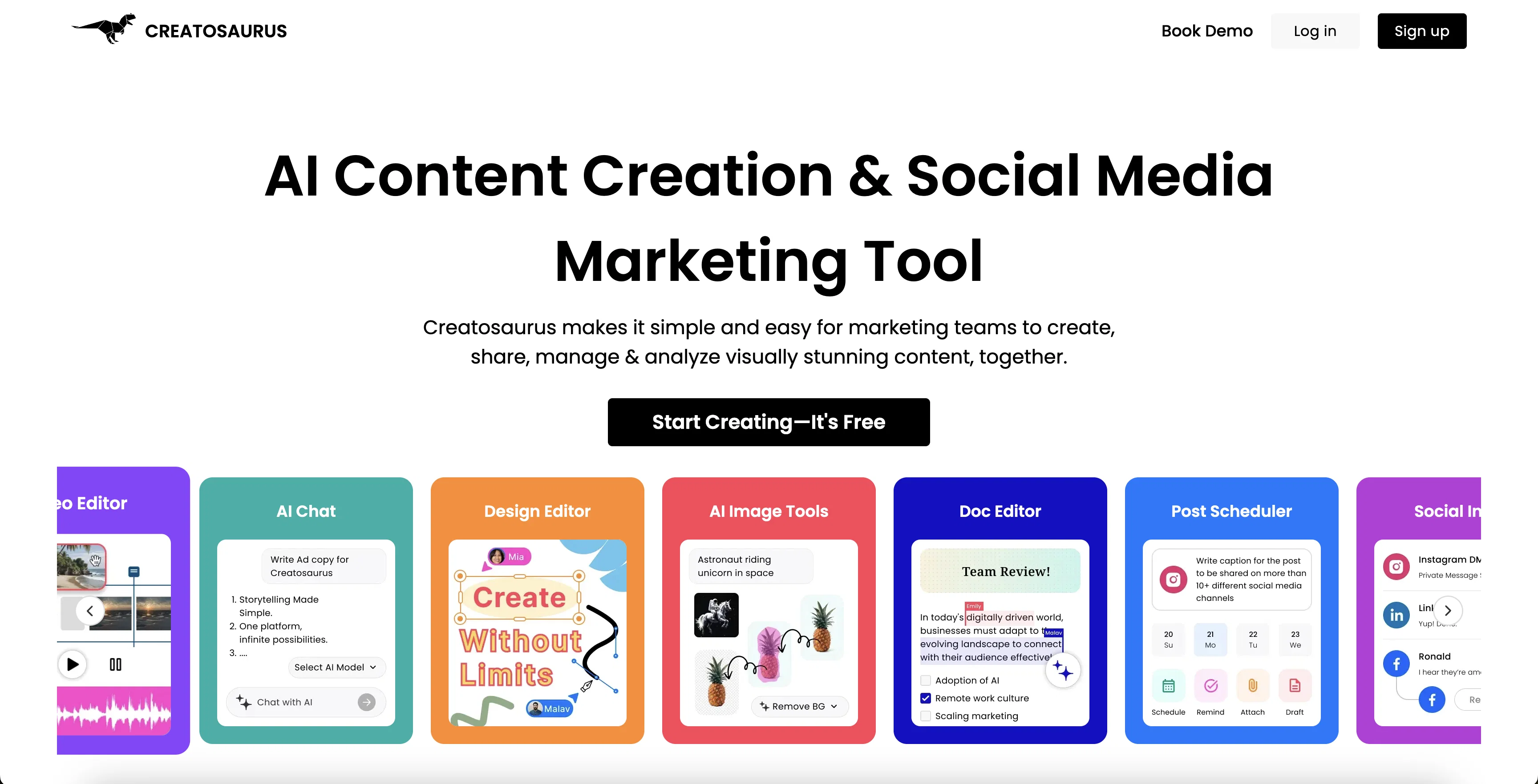 Creatosaurus website