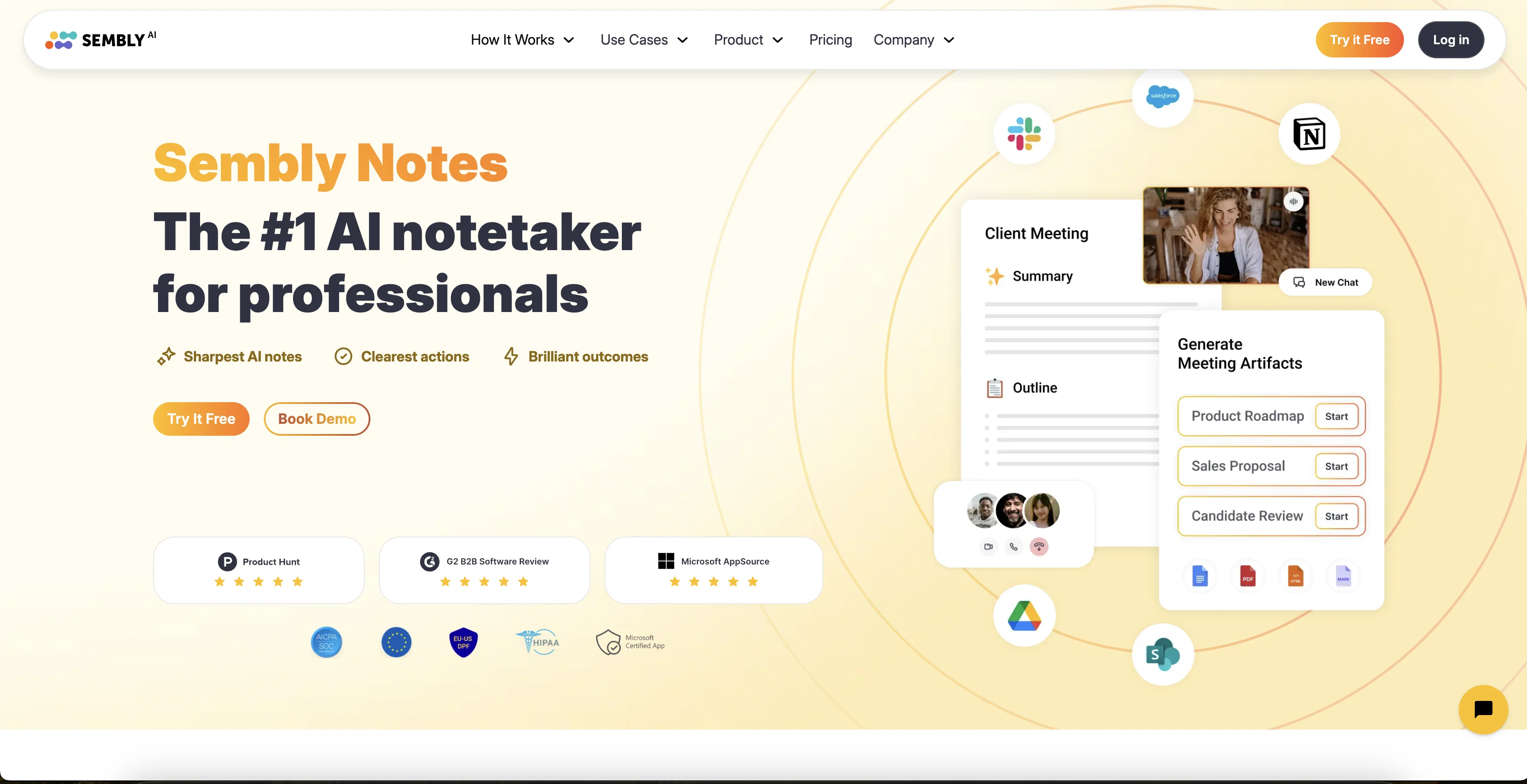 Sembly AI website