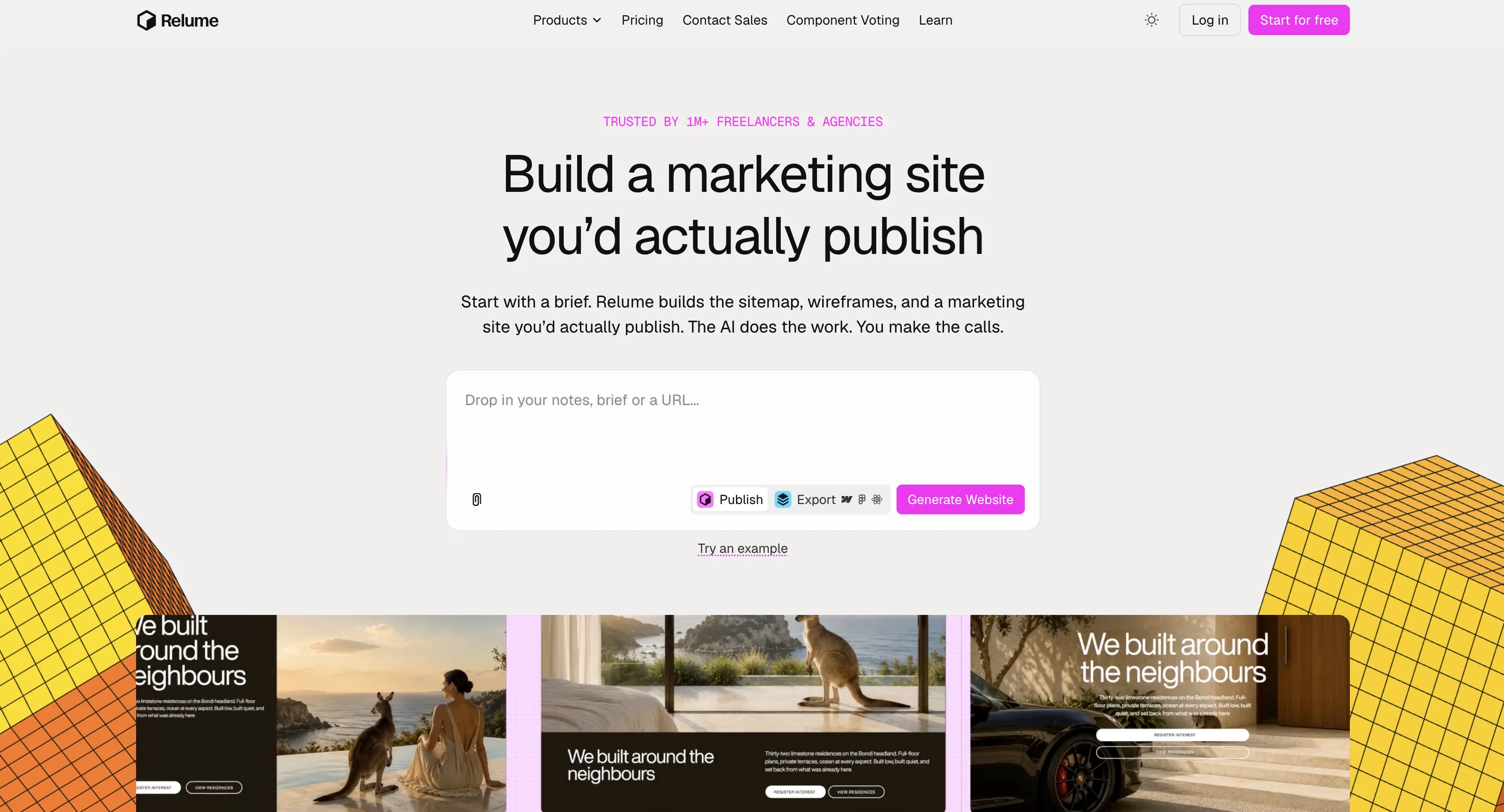 Relume website