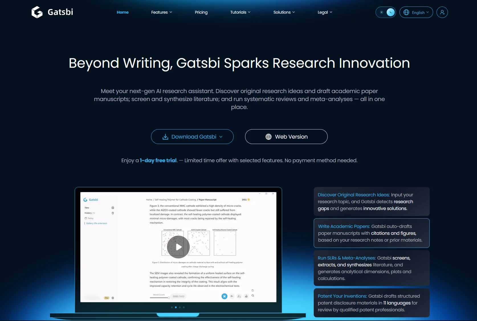 Gatsbi AI website