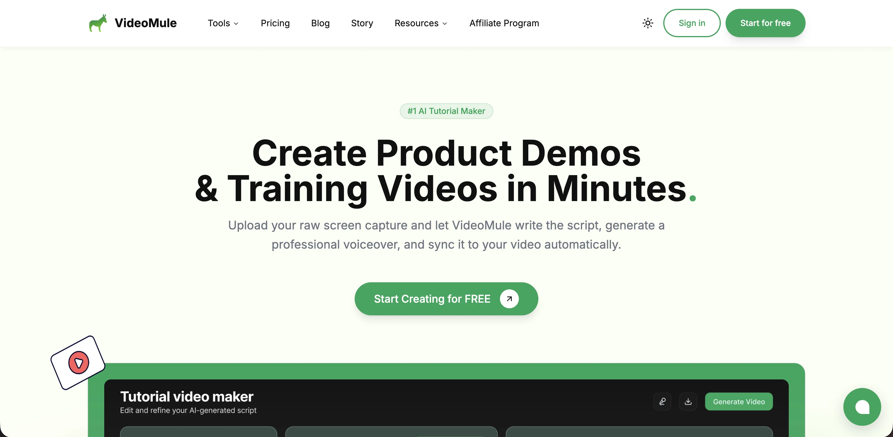 VideoMule website