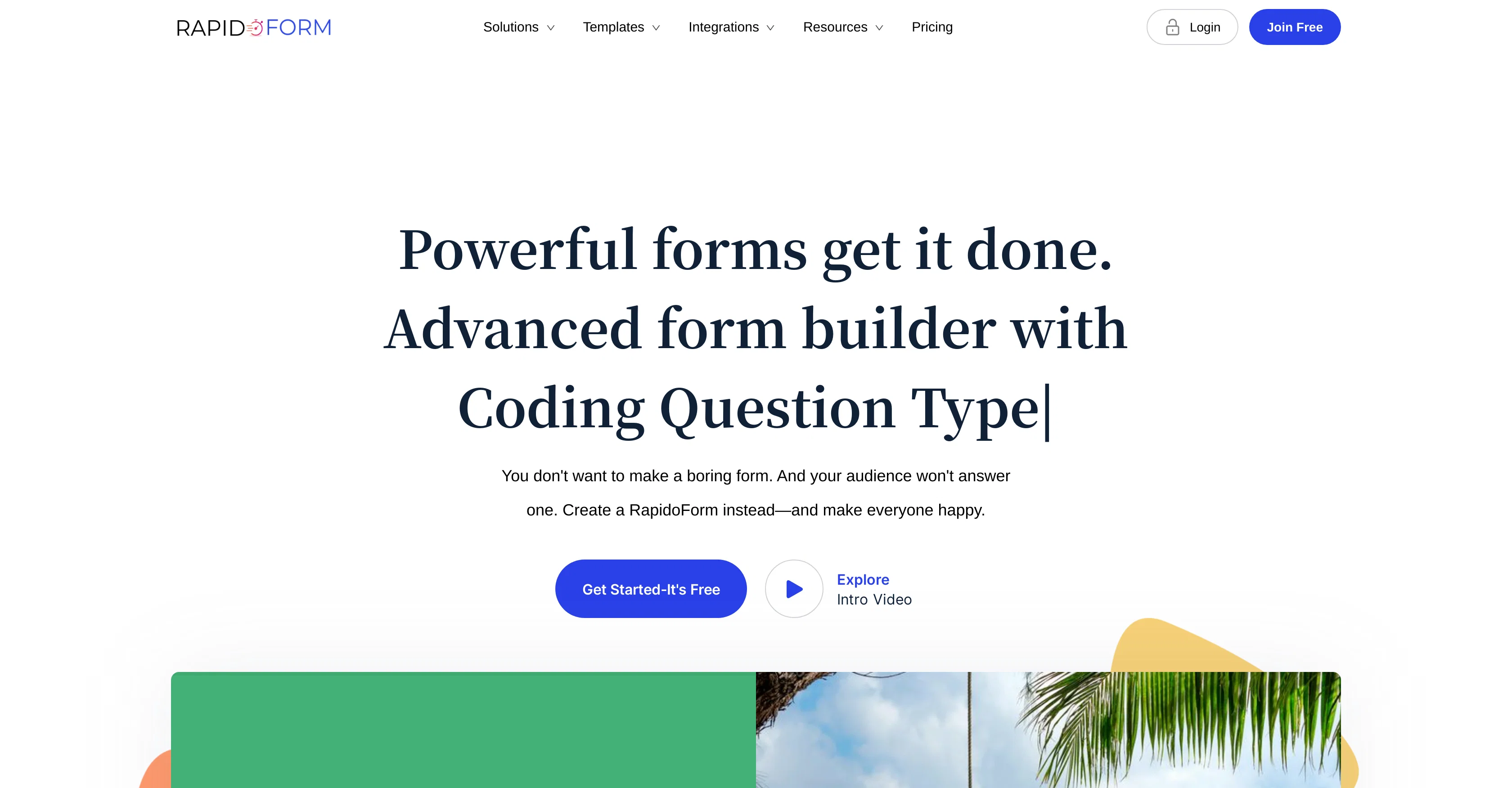 RapidoForm website