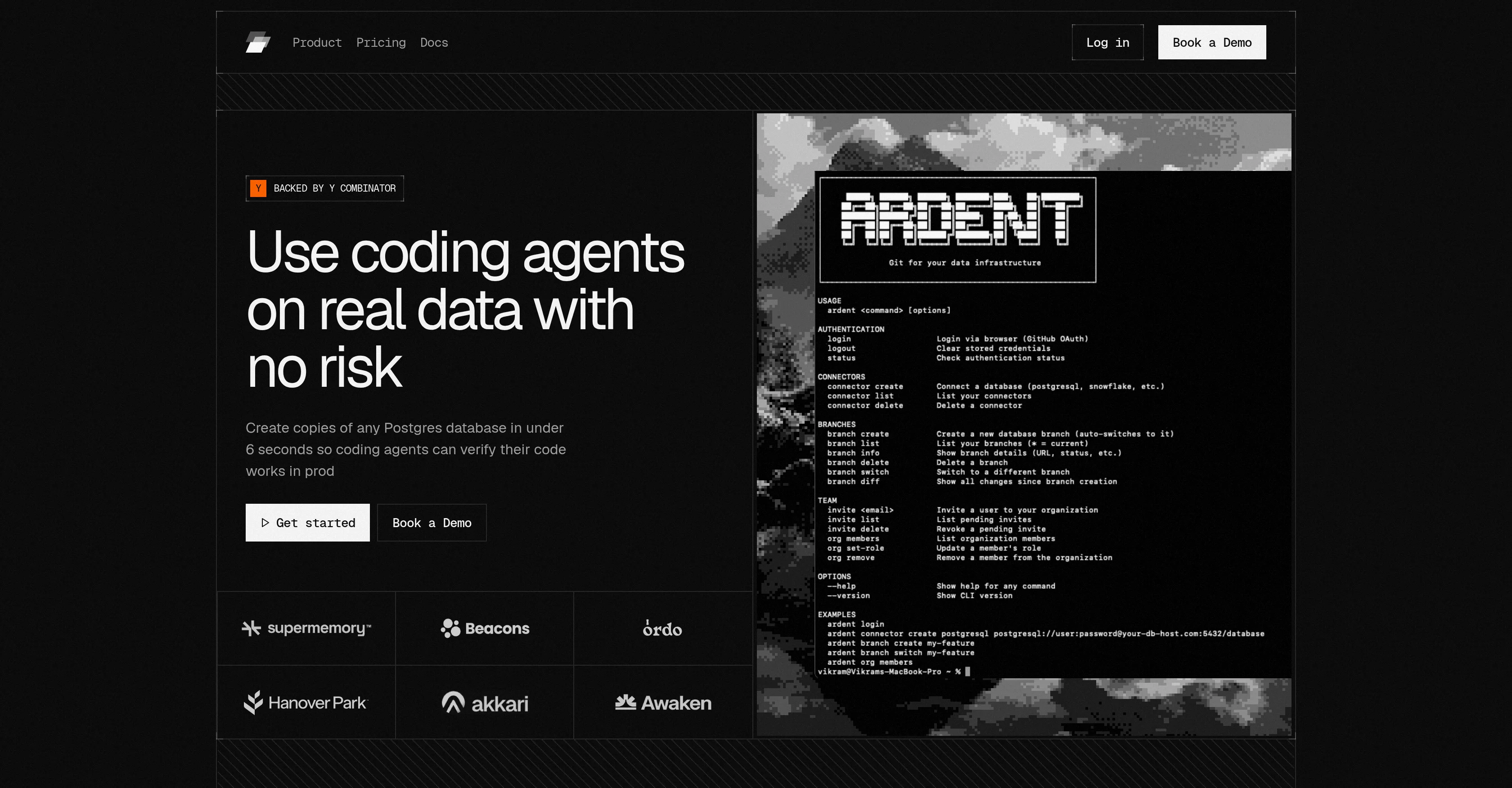 Ardent website