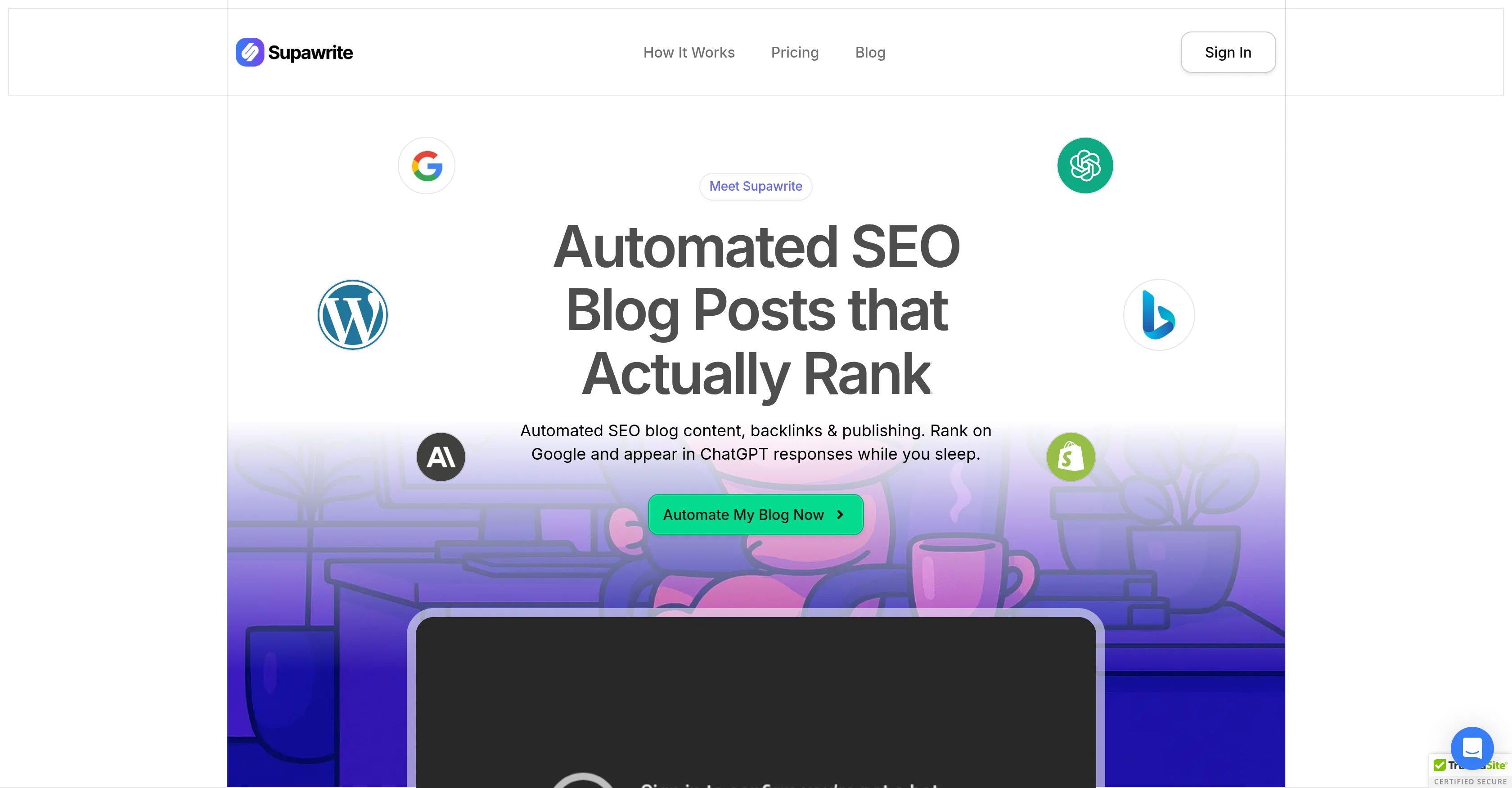 Supawrite website