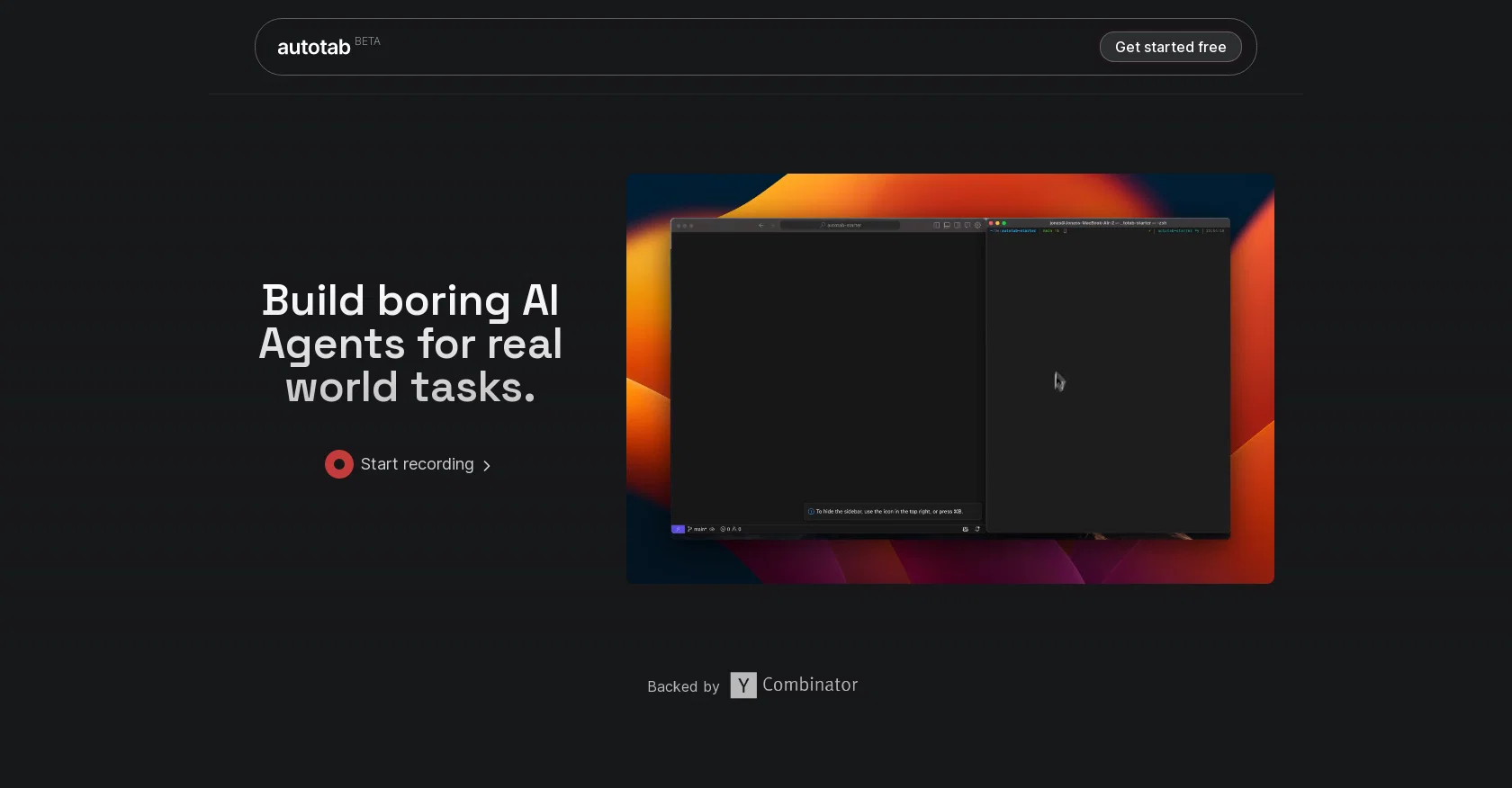 Autotab website