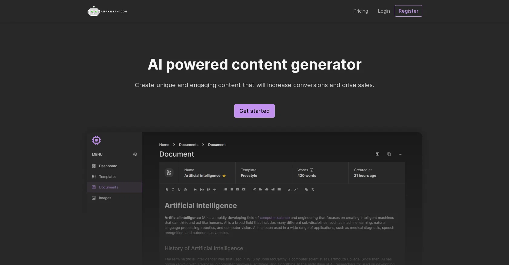 AiPakistani website