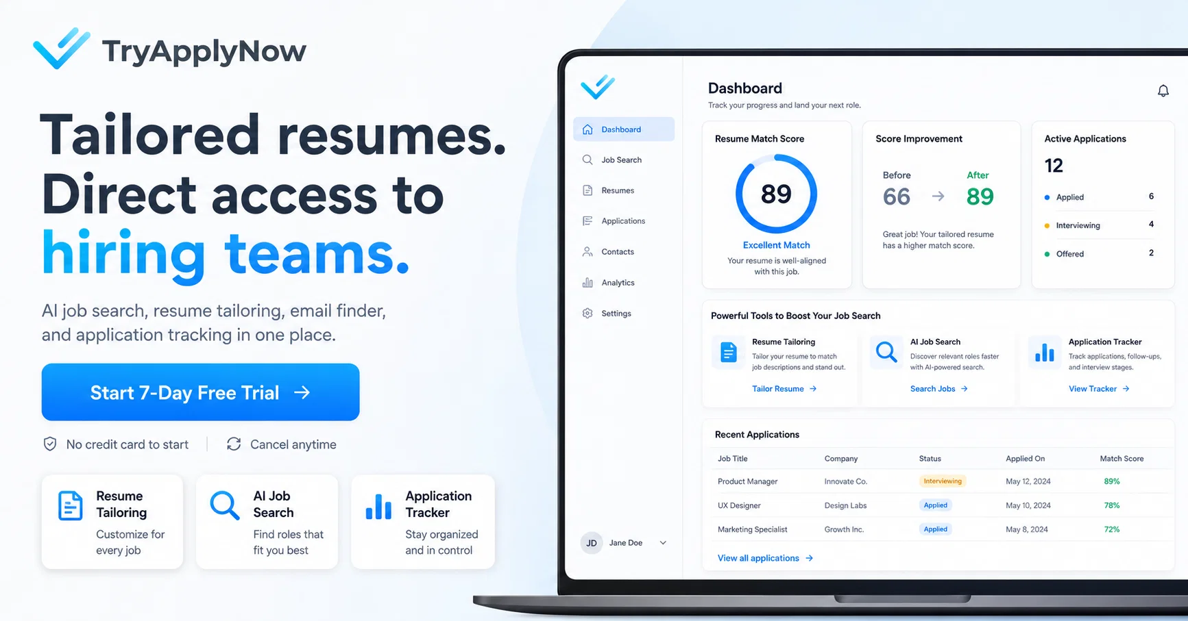 TryApplyNow website