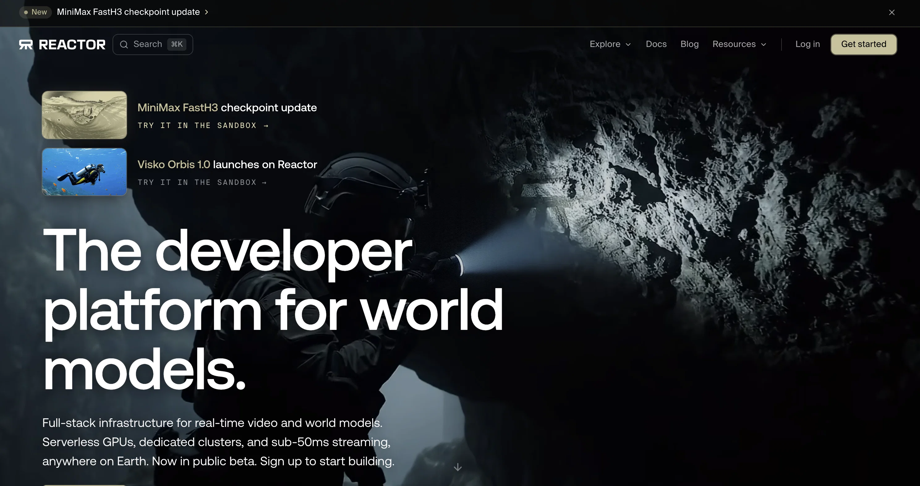 Reactor website