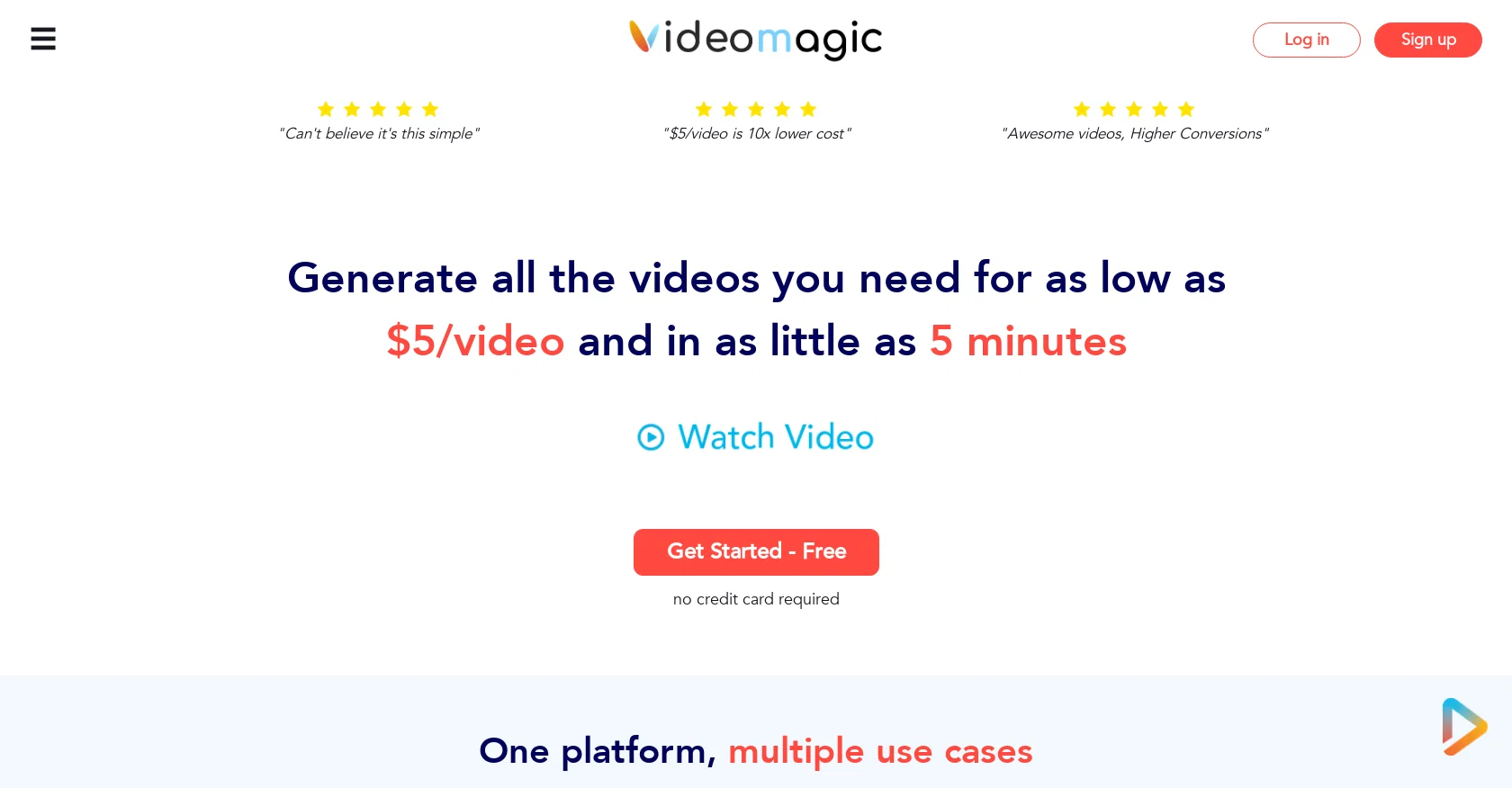 Video Magic website