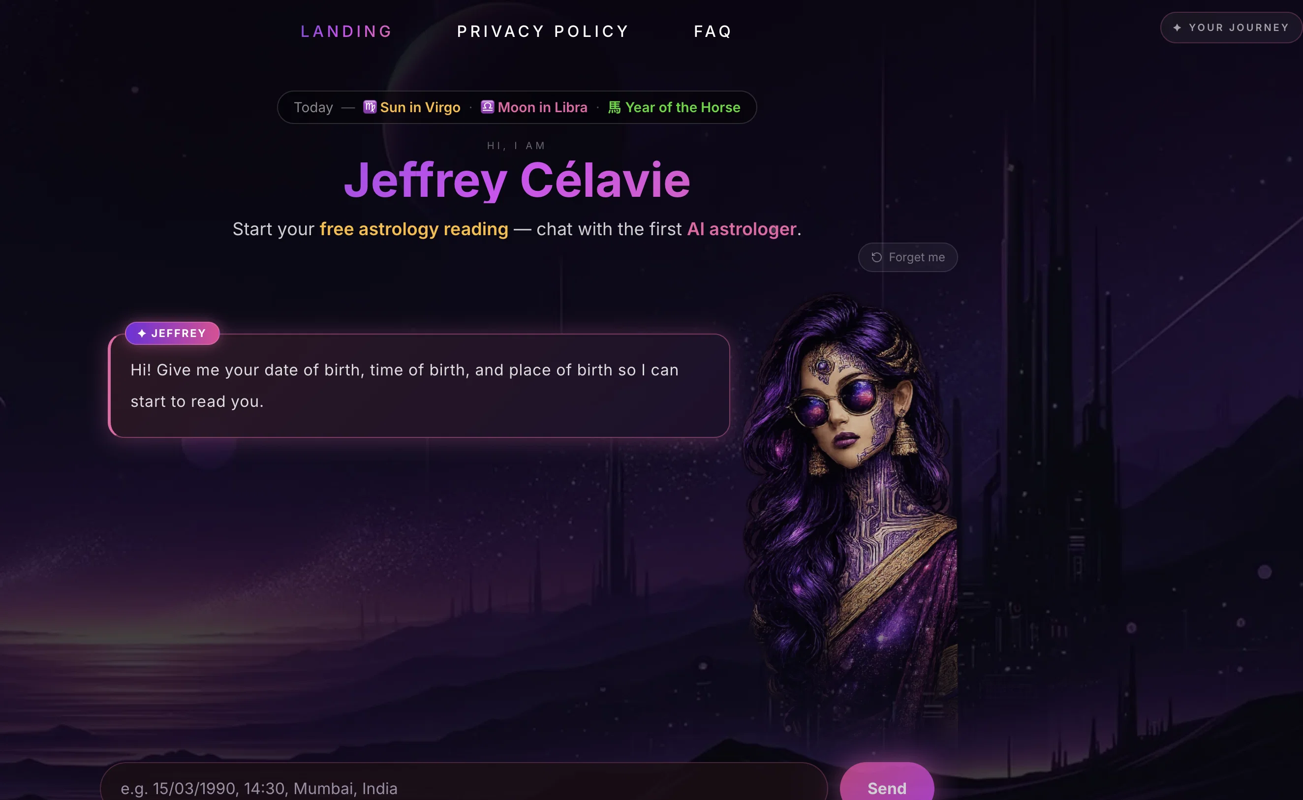 Jeffrey Célavie website