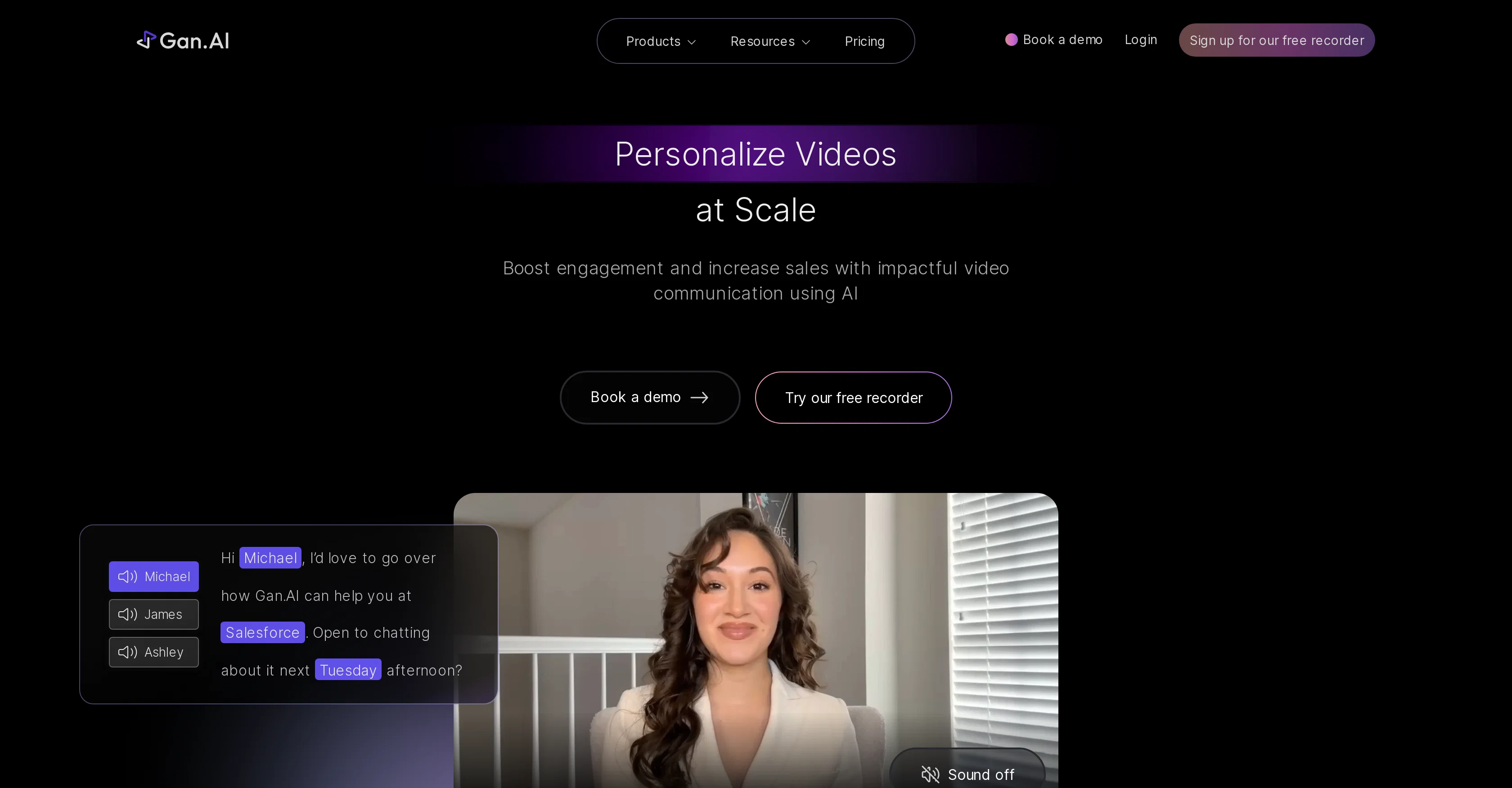 Gan AI website