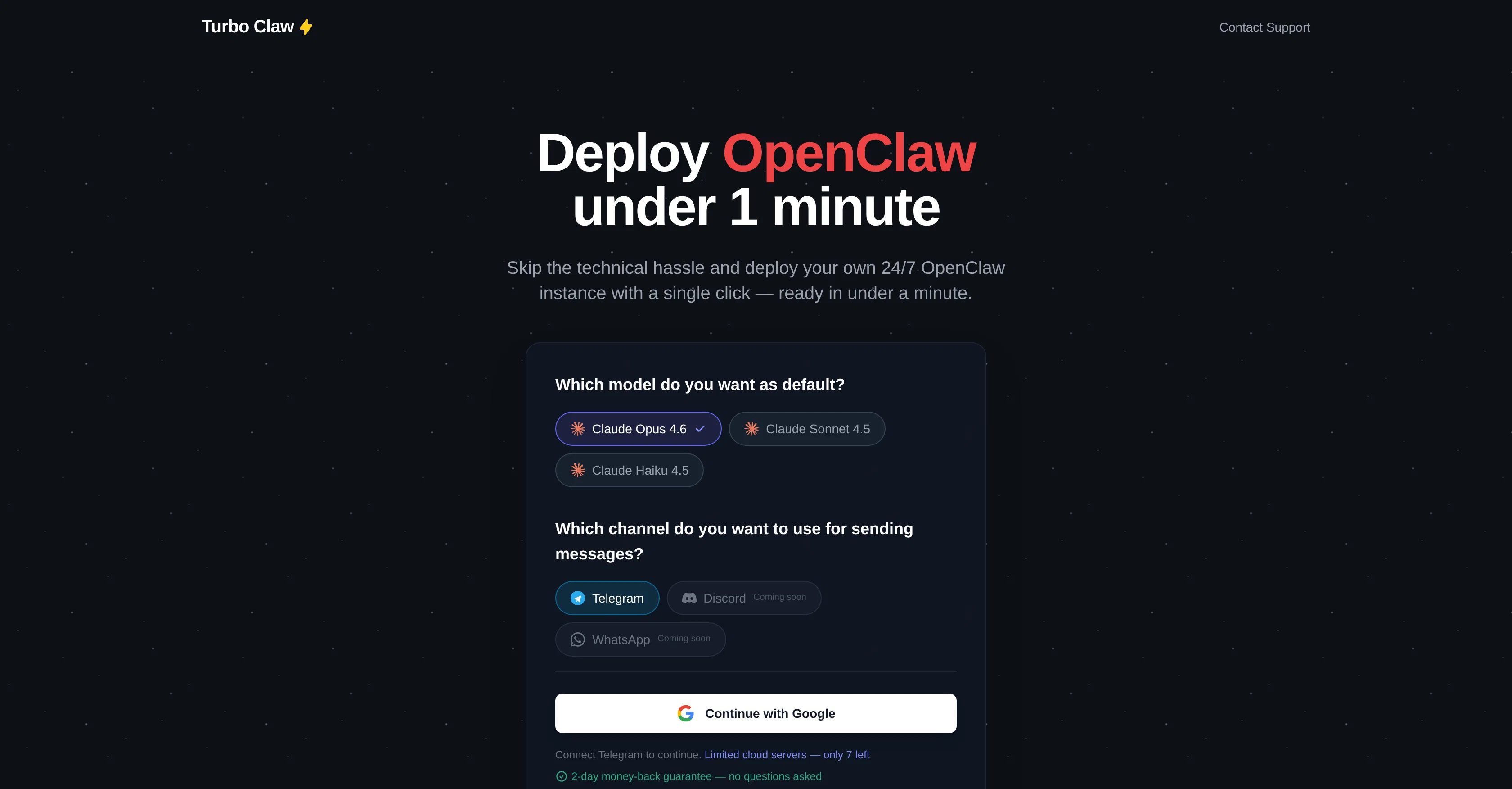 TurboClaw website