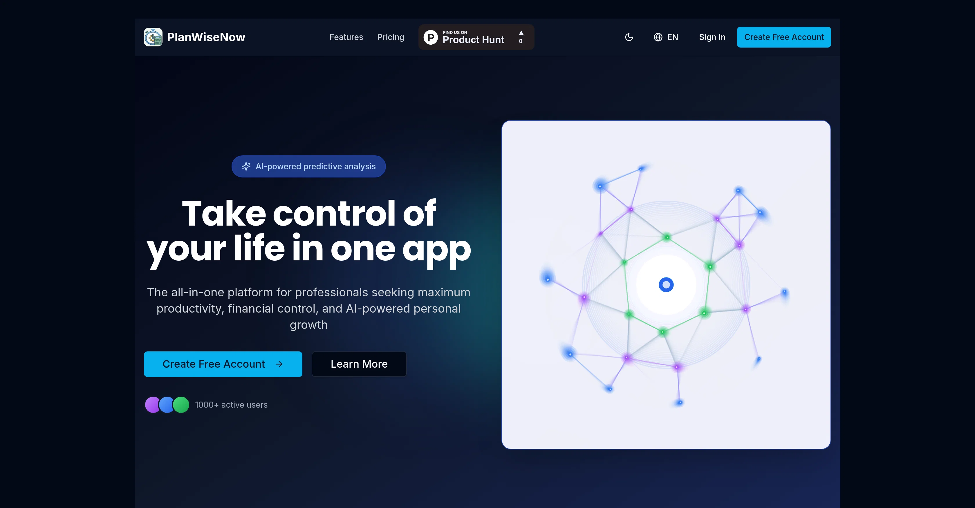 PlanWiseNow website