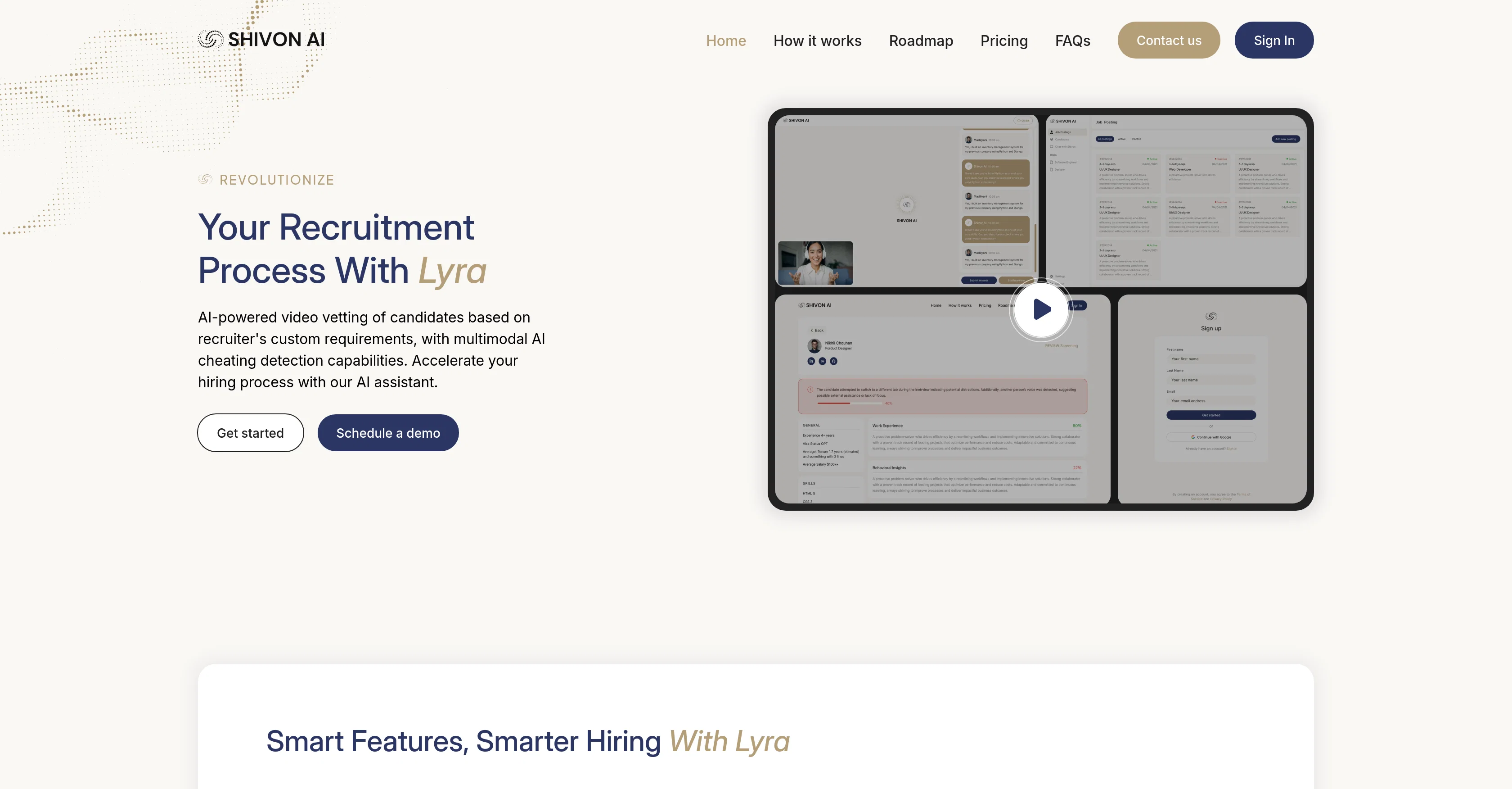 Shivon AI website