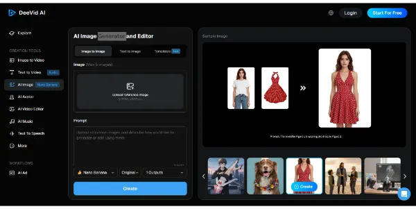 deevid.ai image generator