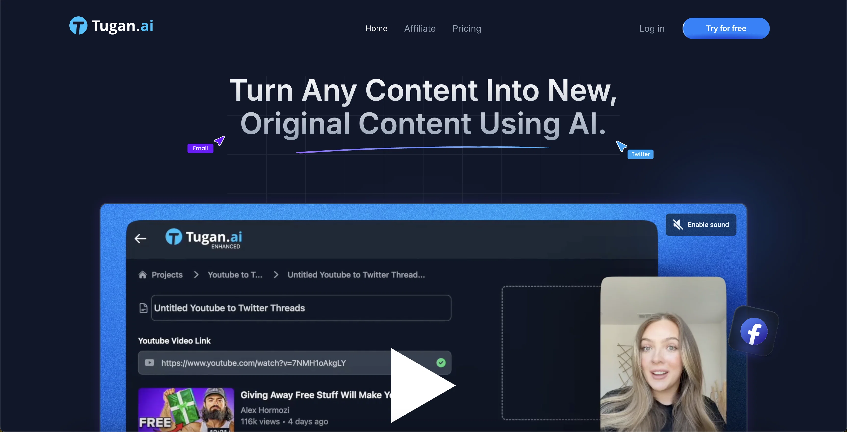 Tugan website
