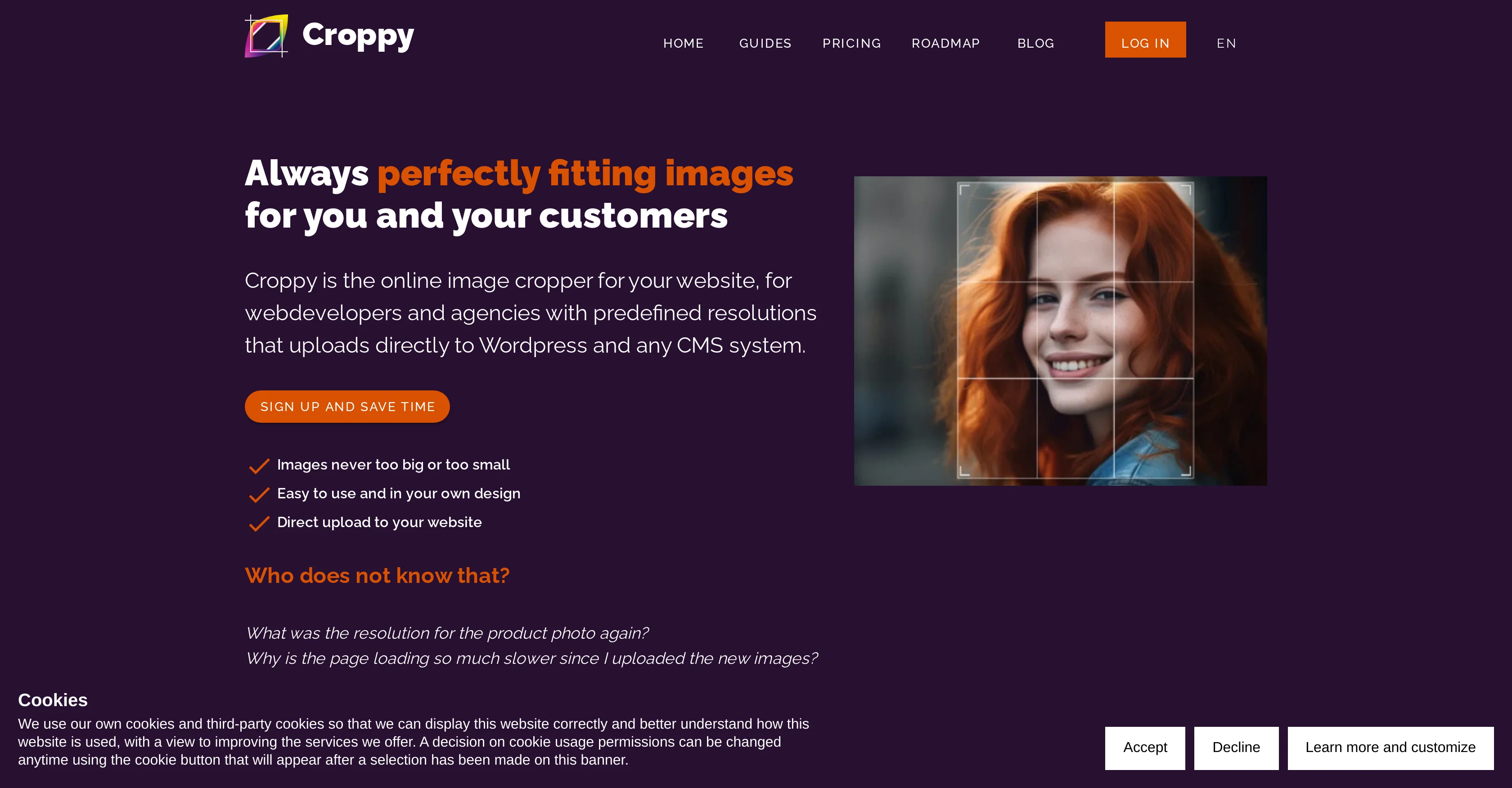 Croppy website