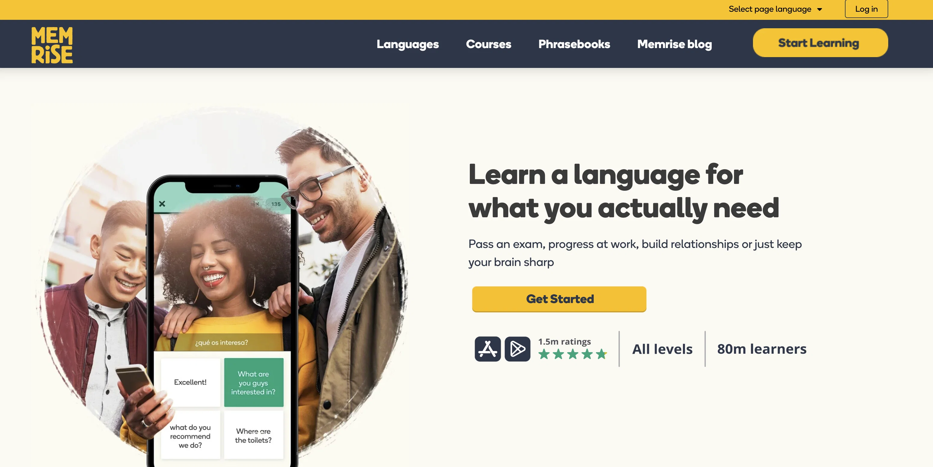 Memrise website