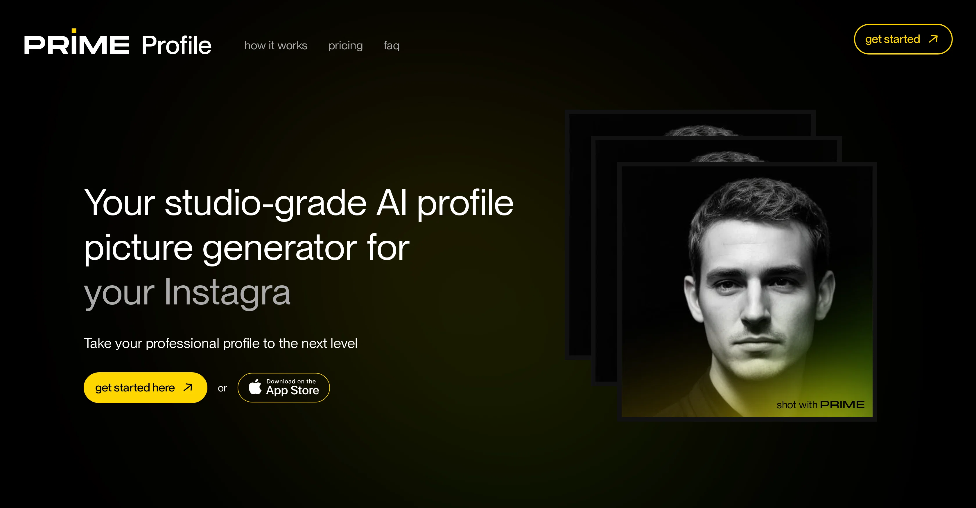Primeprofile website