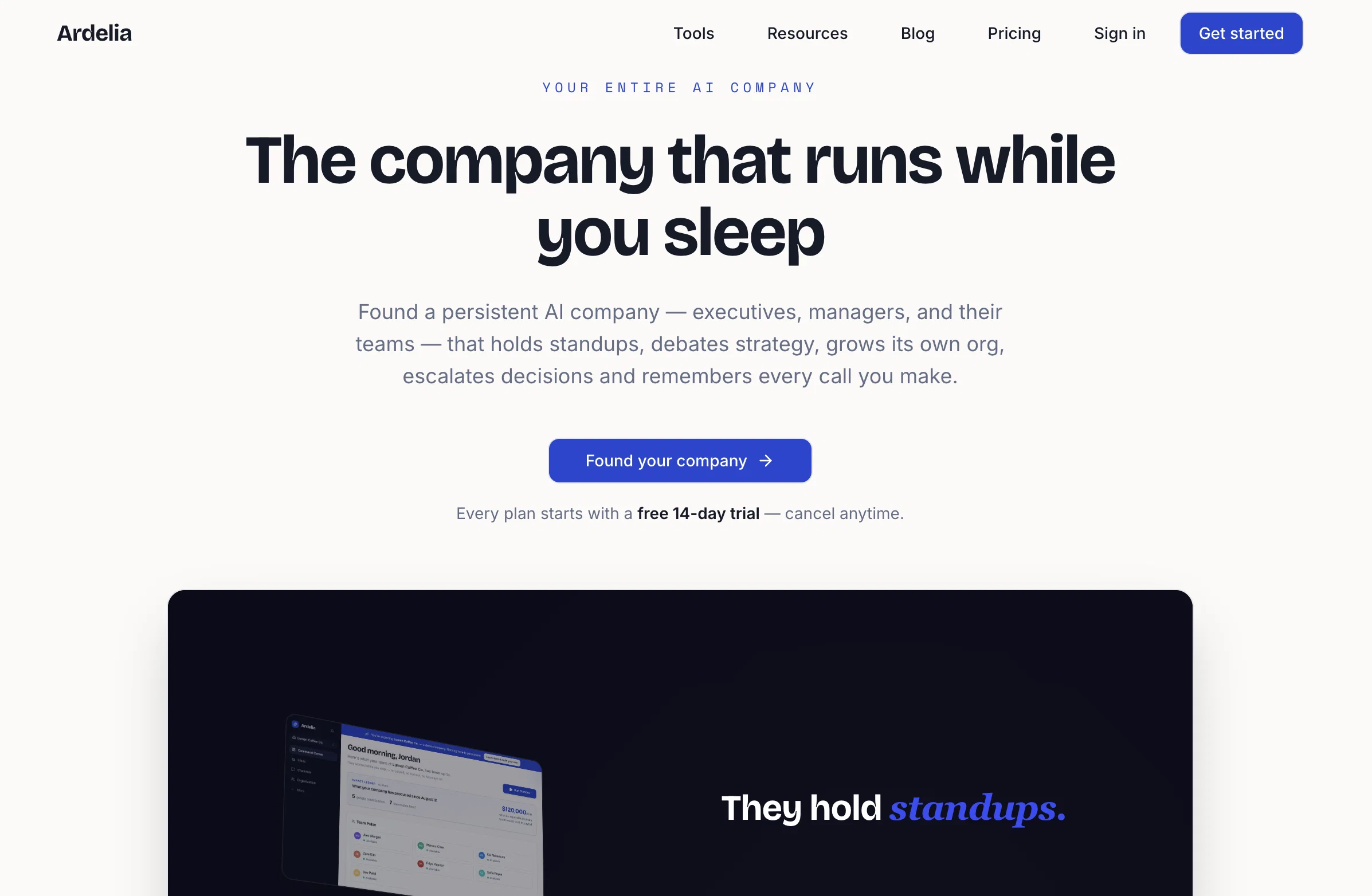 Ardelia website
