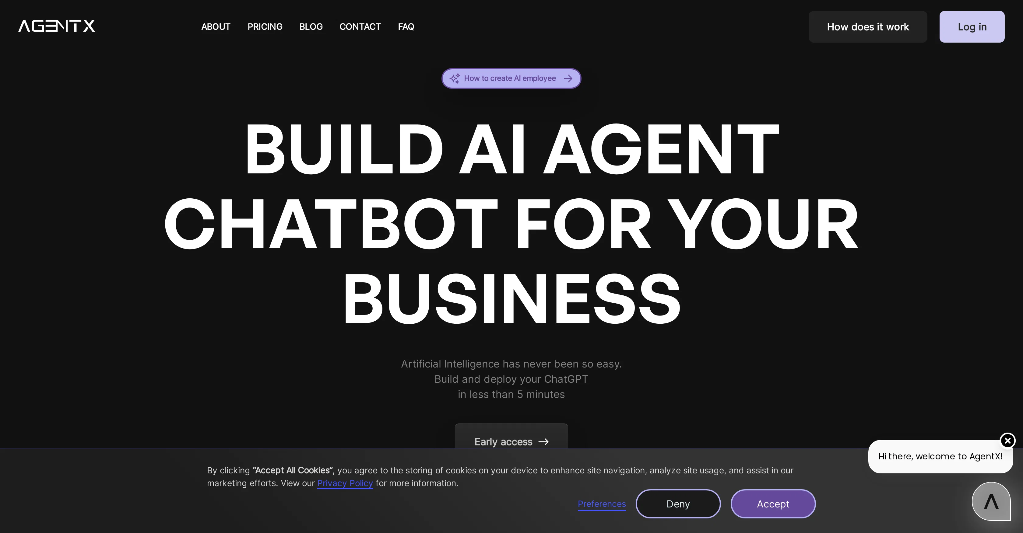 AgentX website