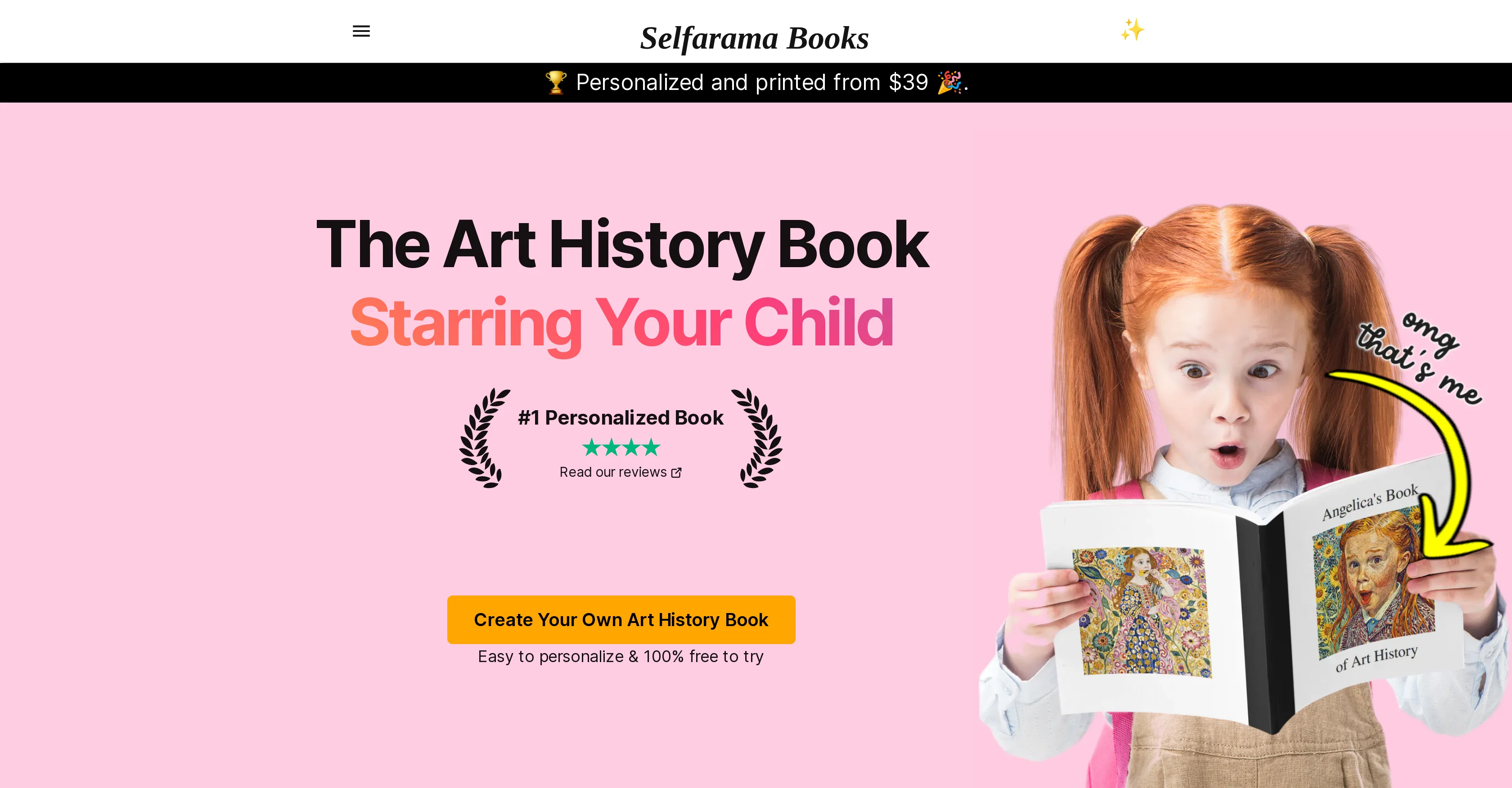 Book of Art History - Selfarama website