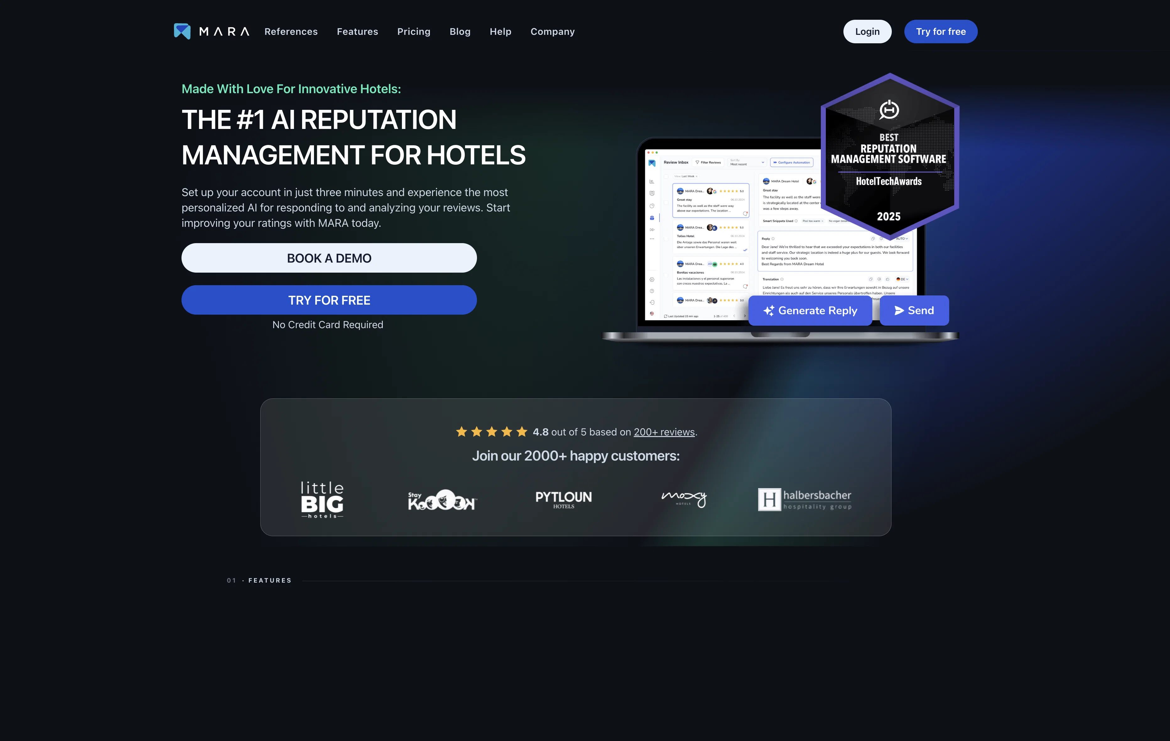 AI Review Reply Assistant website