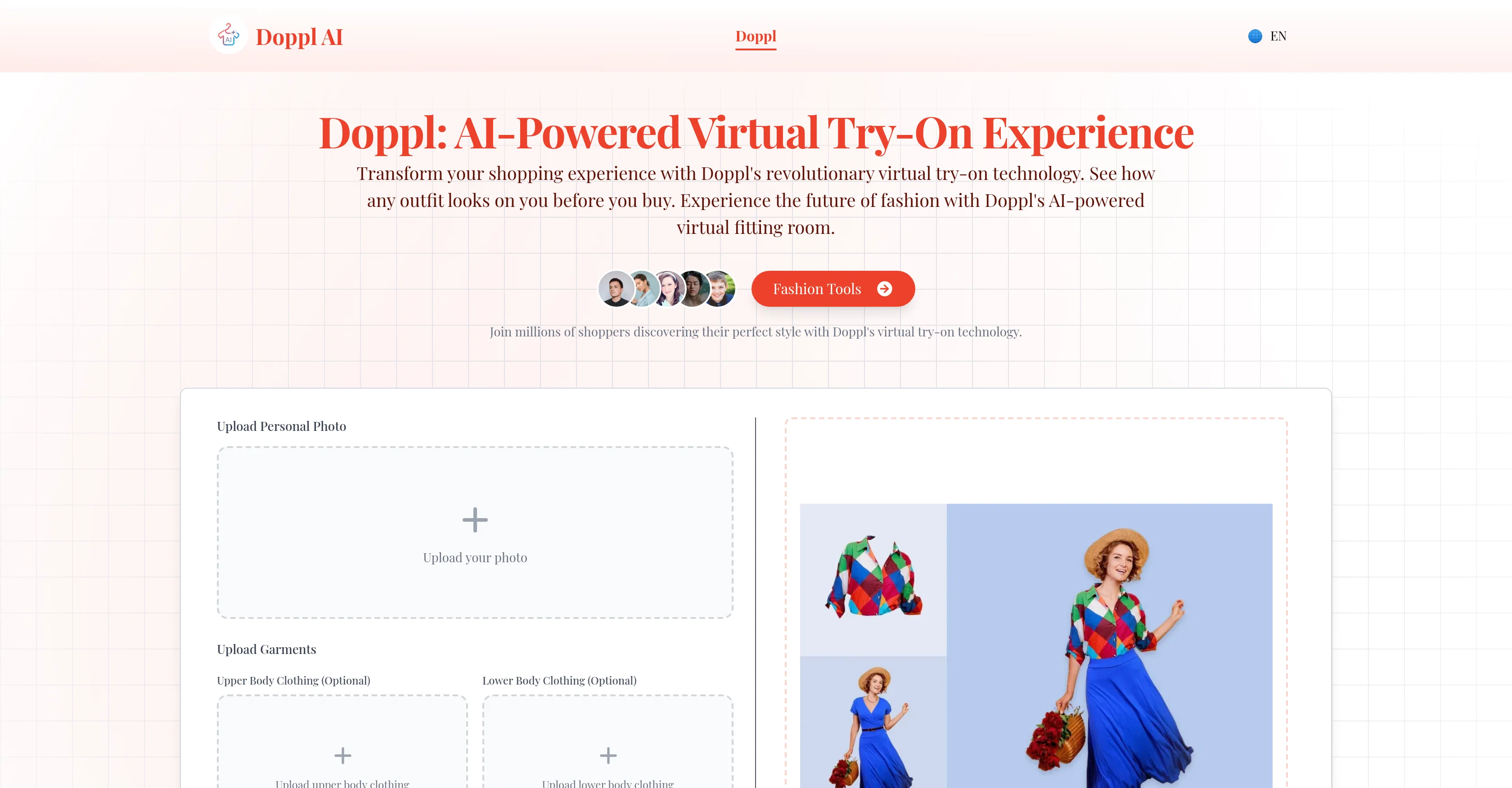 Doppl website