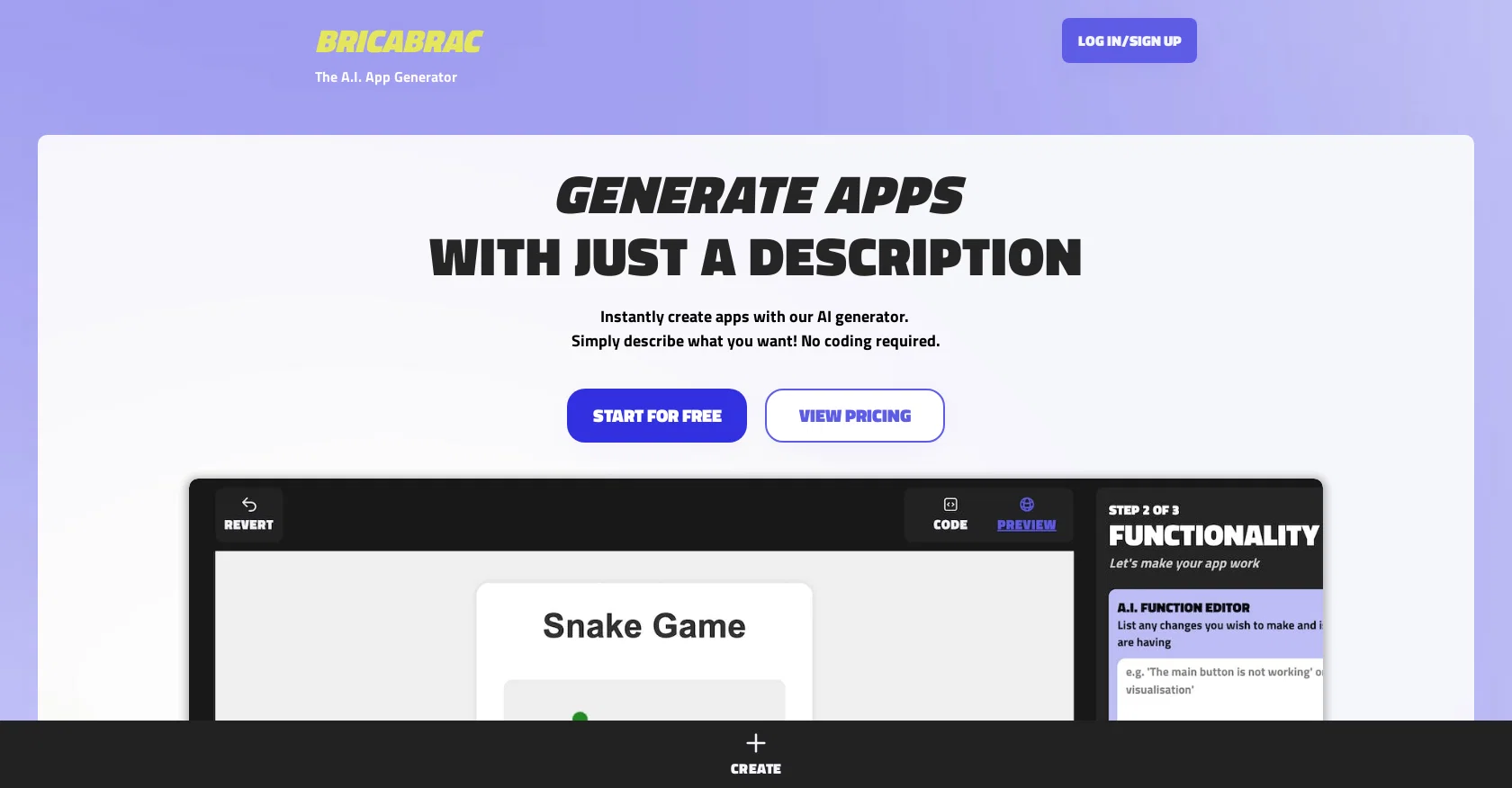 Bricabrac website