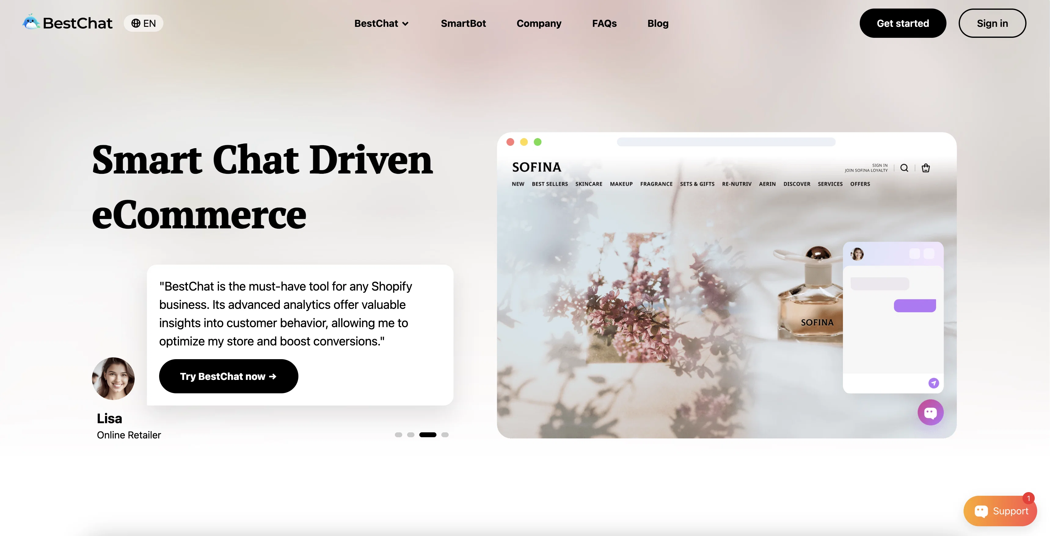 BestChat website