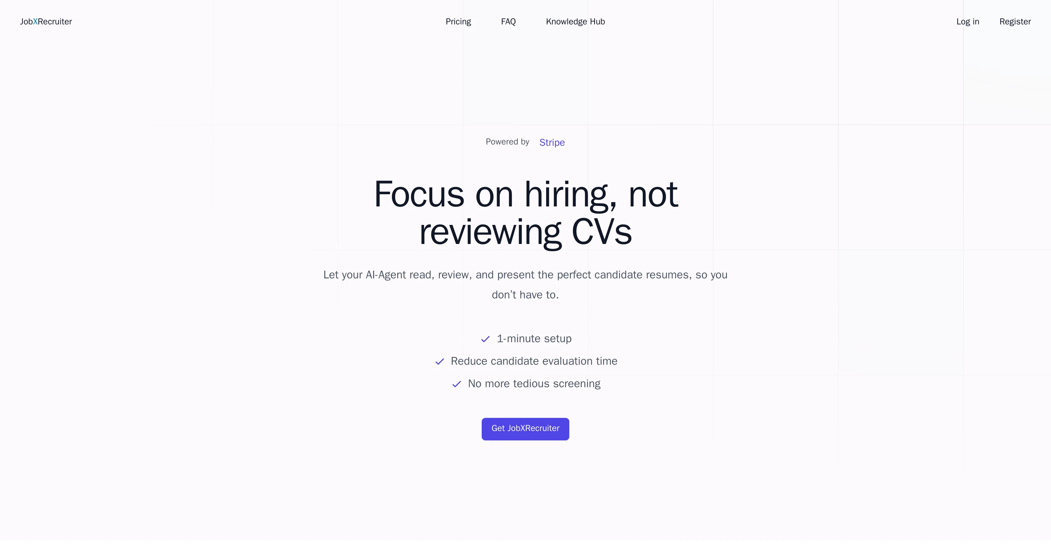 JobXRecruiter website