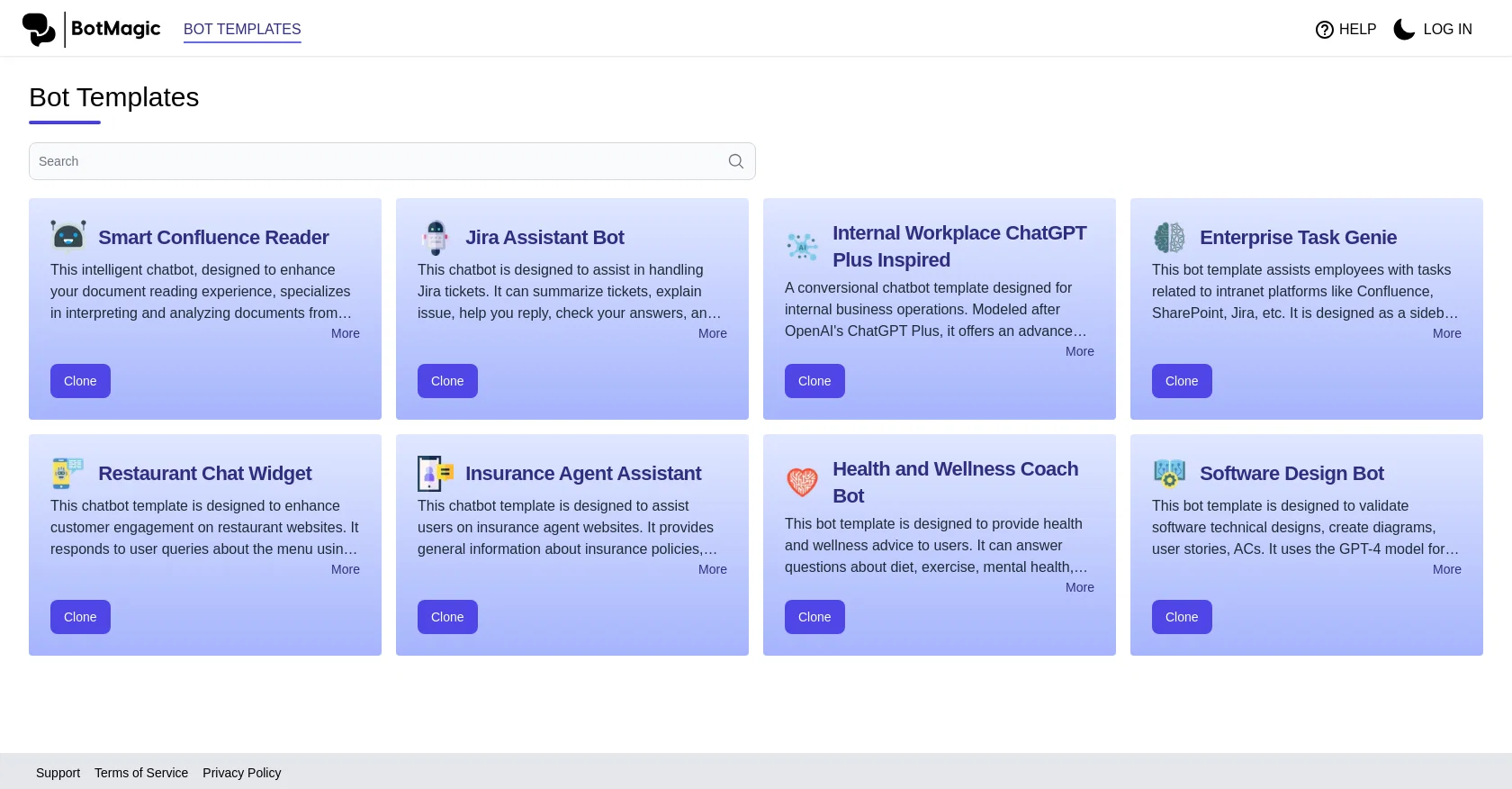 BotMagic website