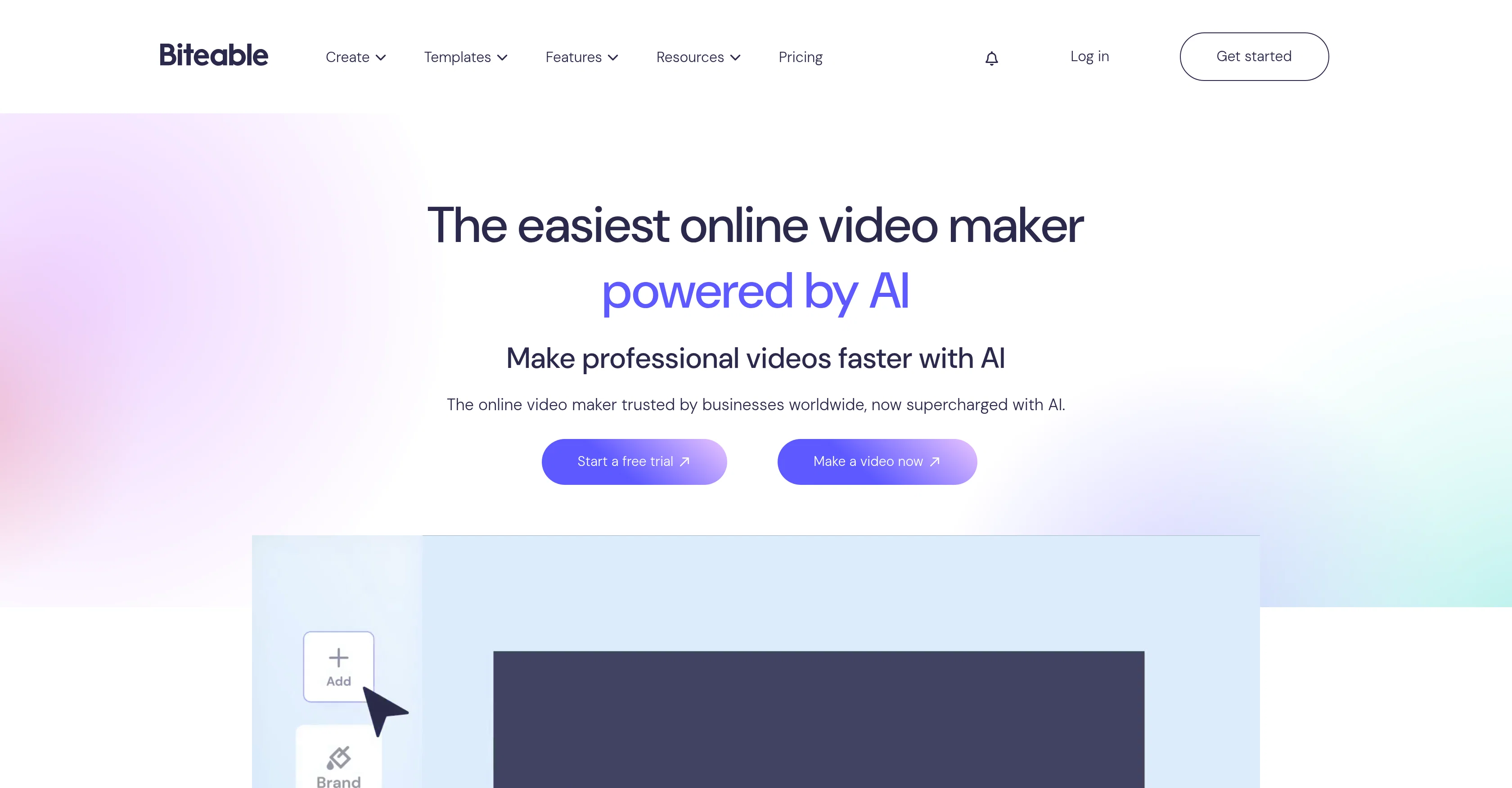 Biteable website