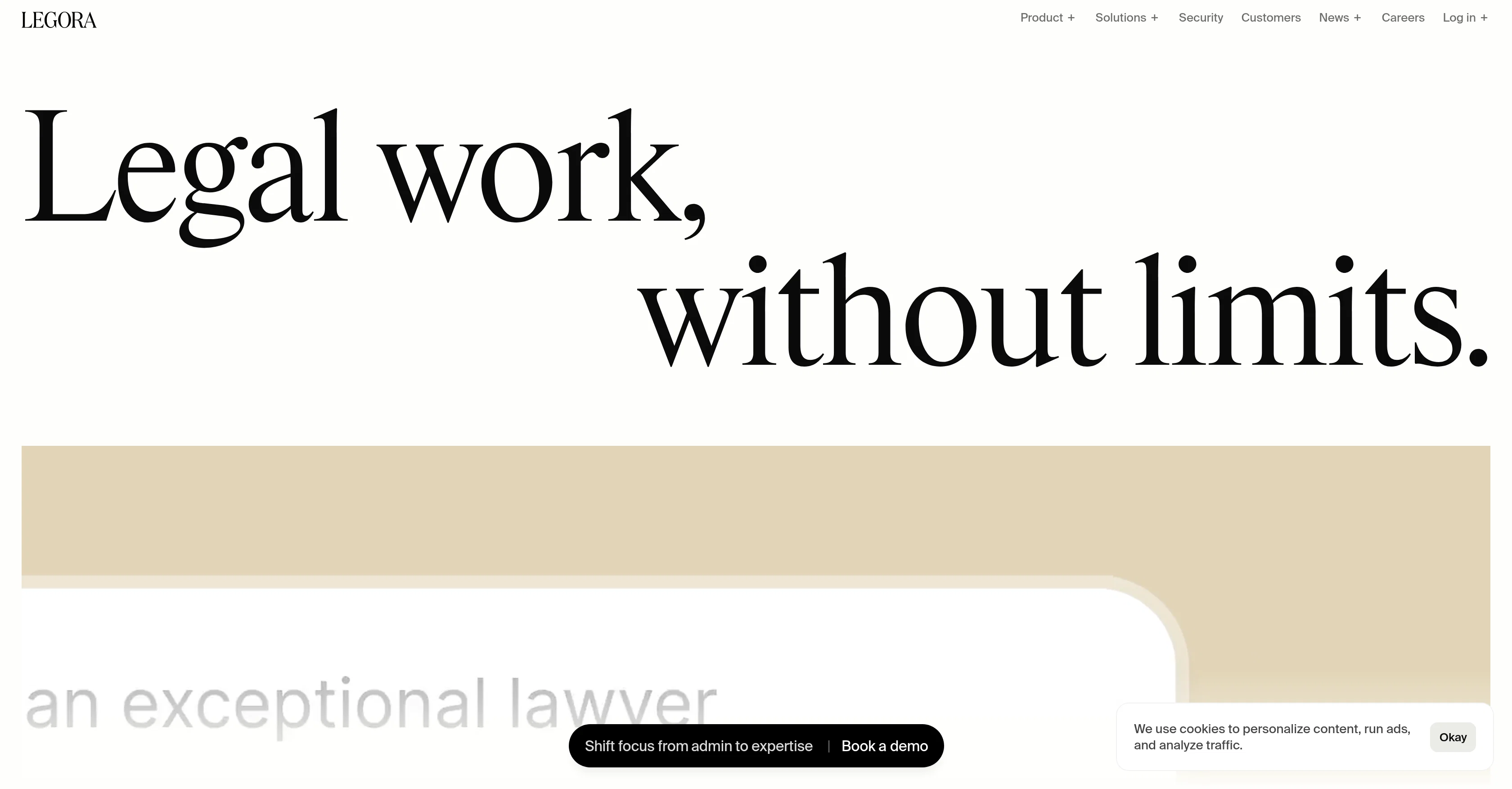Legora website