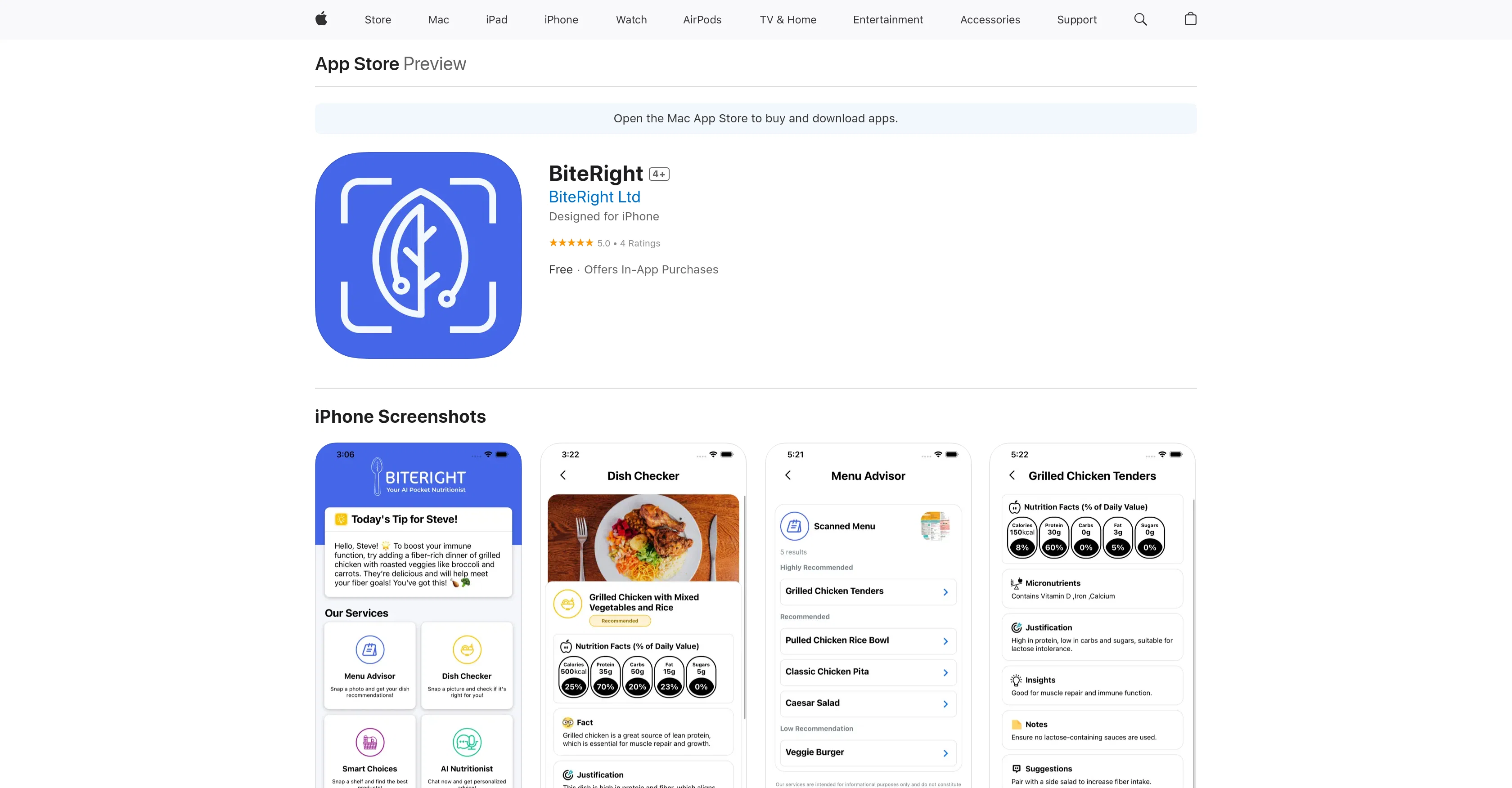 BiteRight website