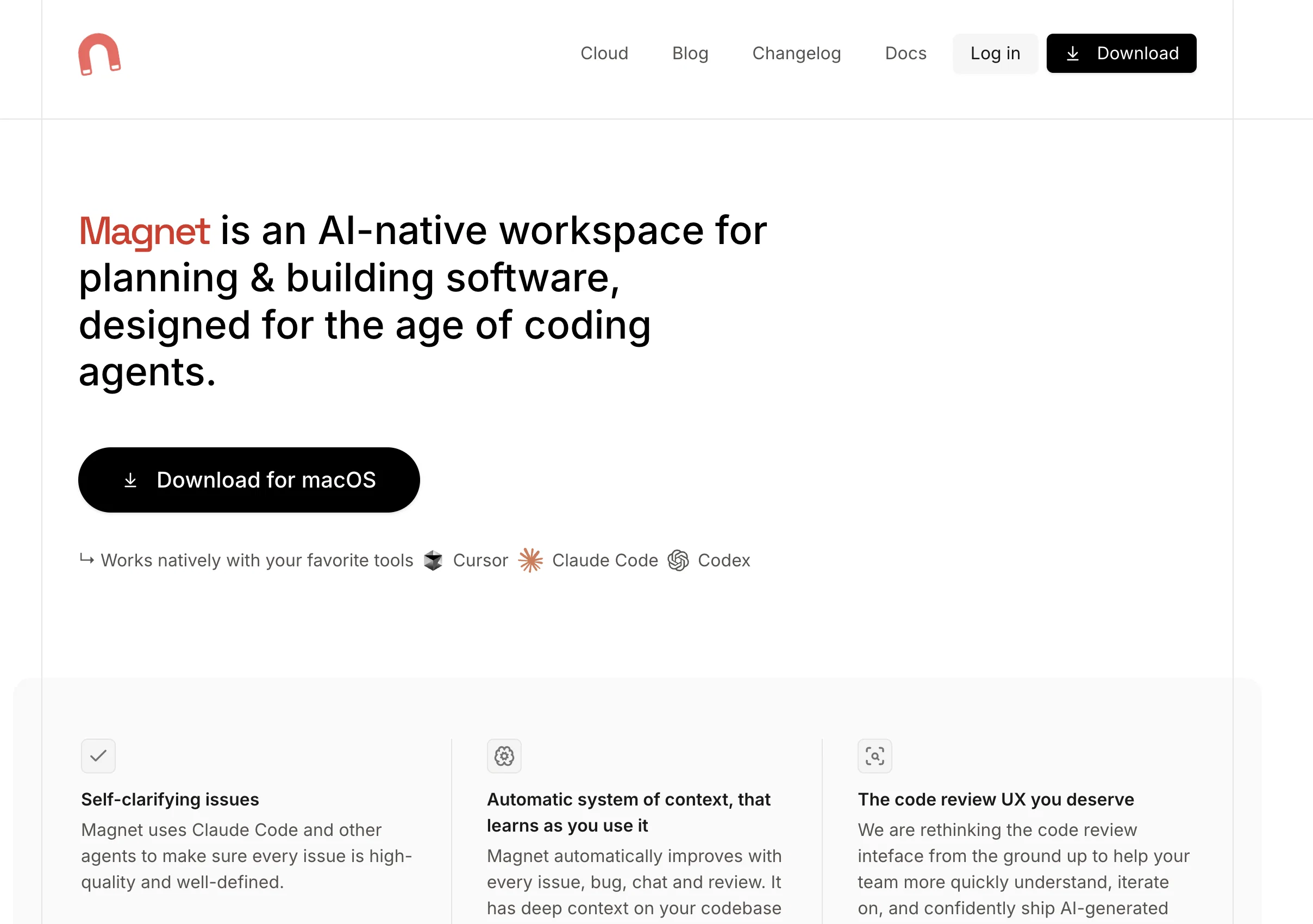 Magnet website
