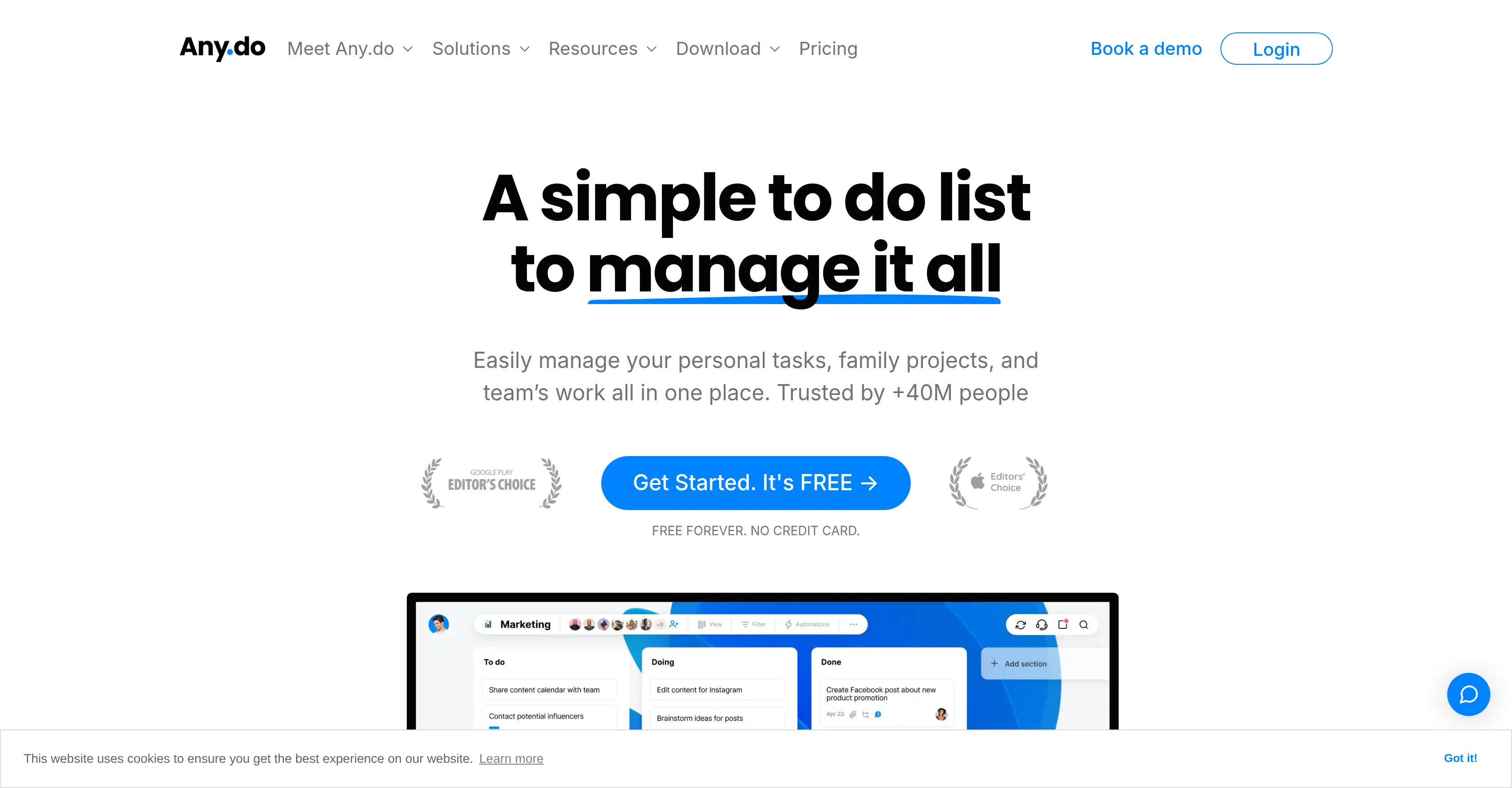 Any.do website