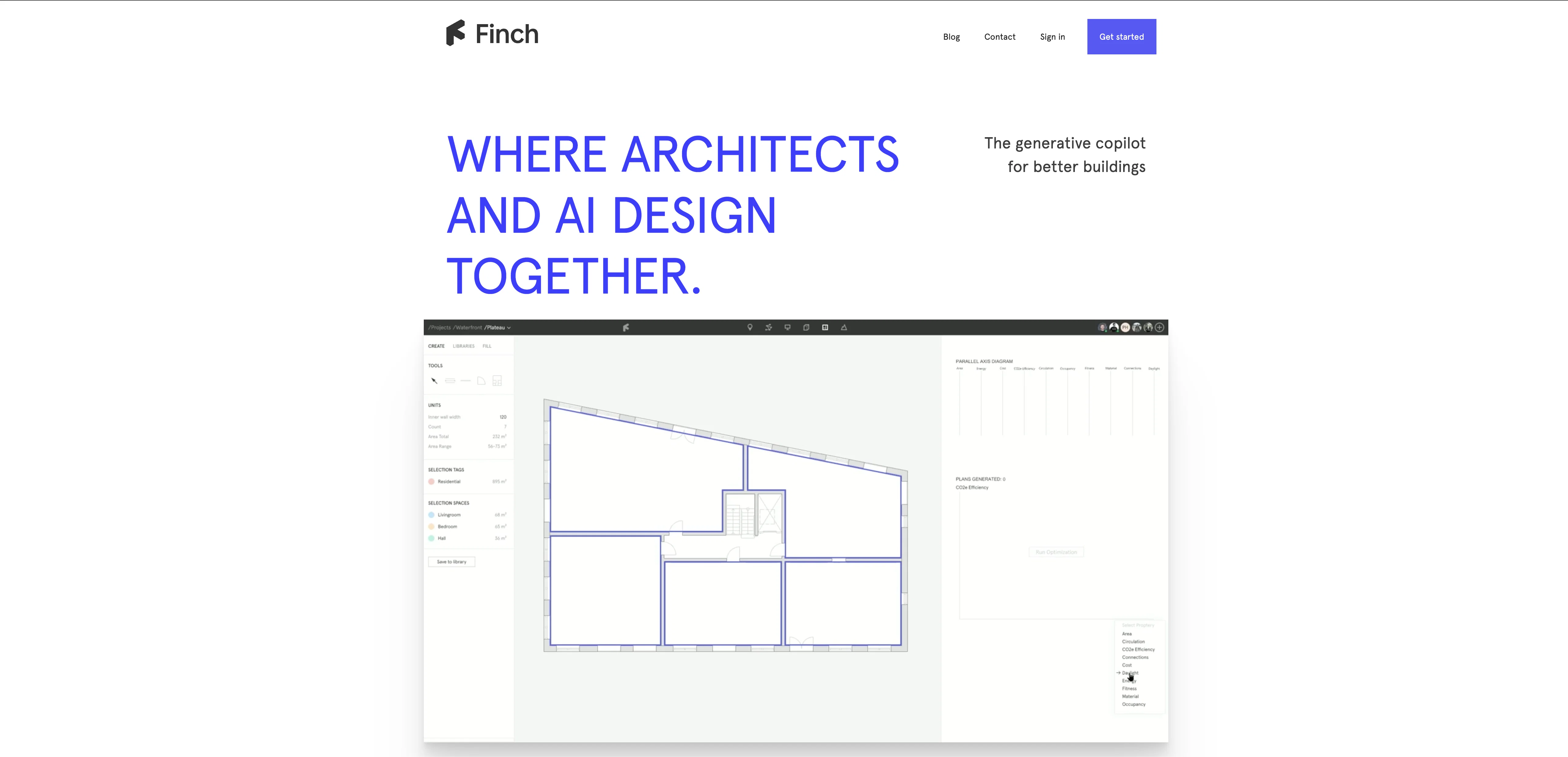 Finch 3D website