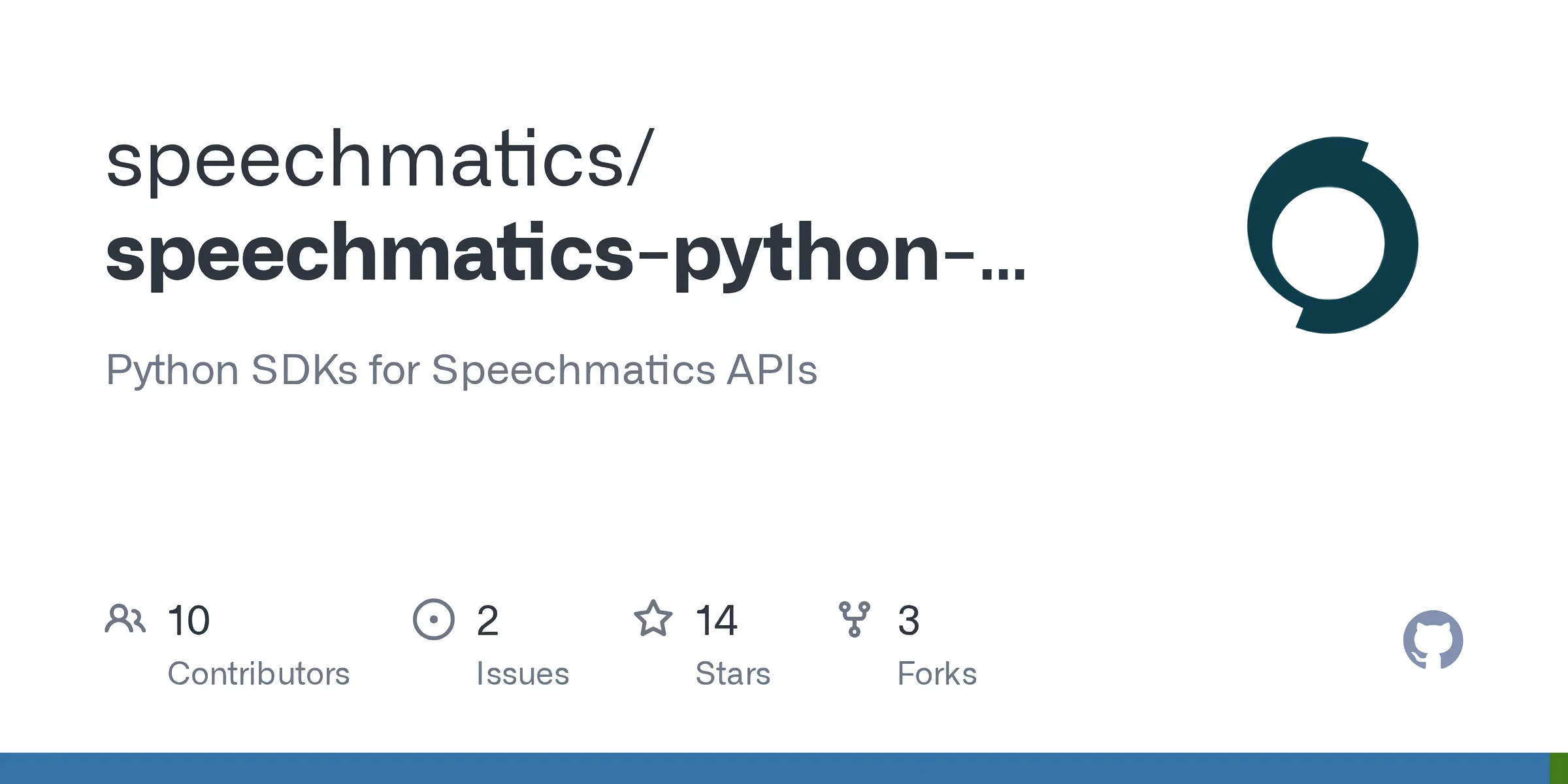 Speechmatics | Python SDK website
