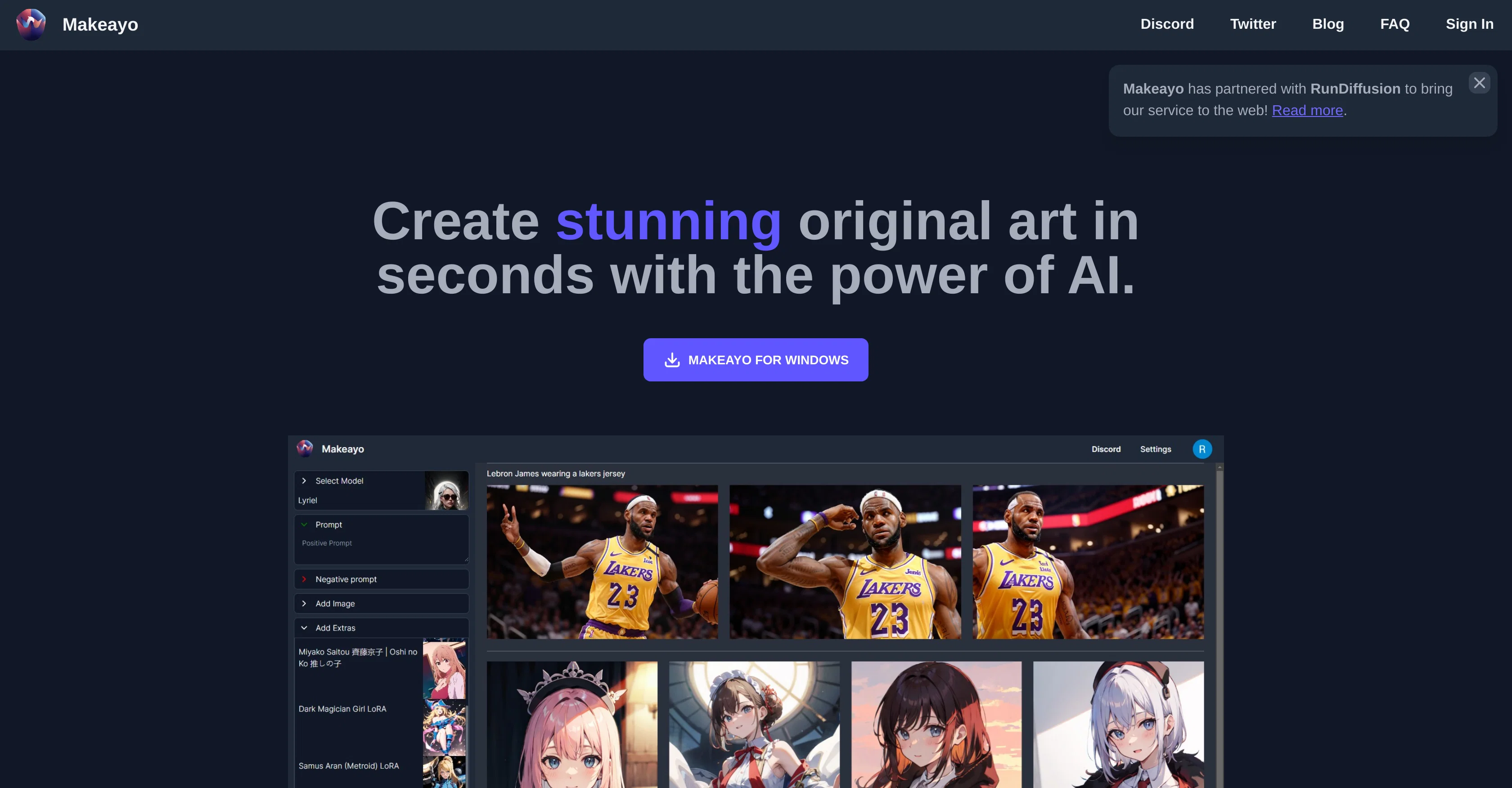 Makeayo website