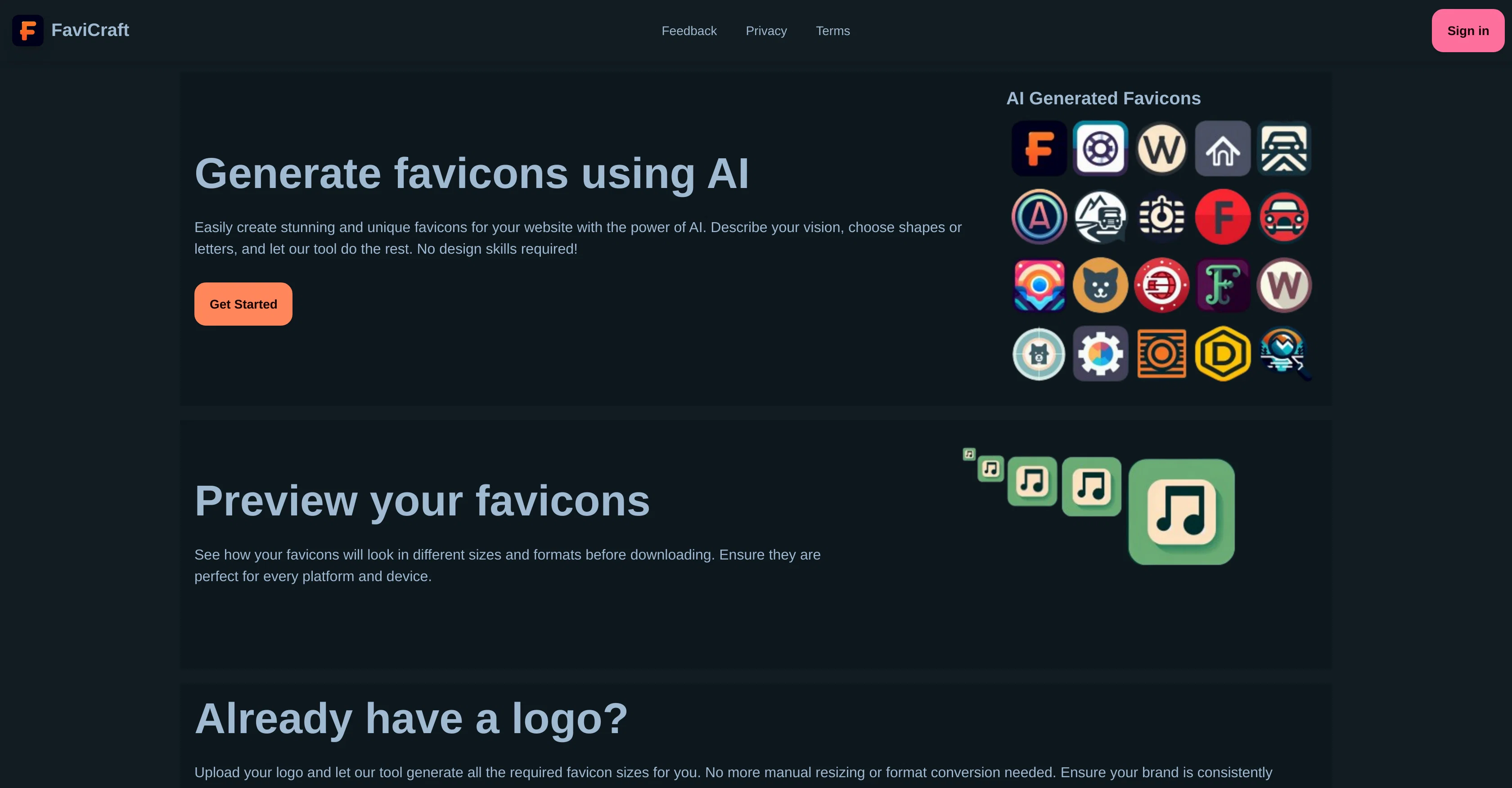 FaviCraft website