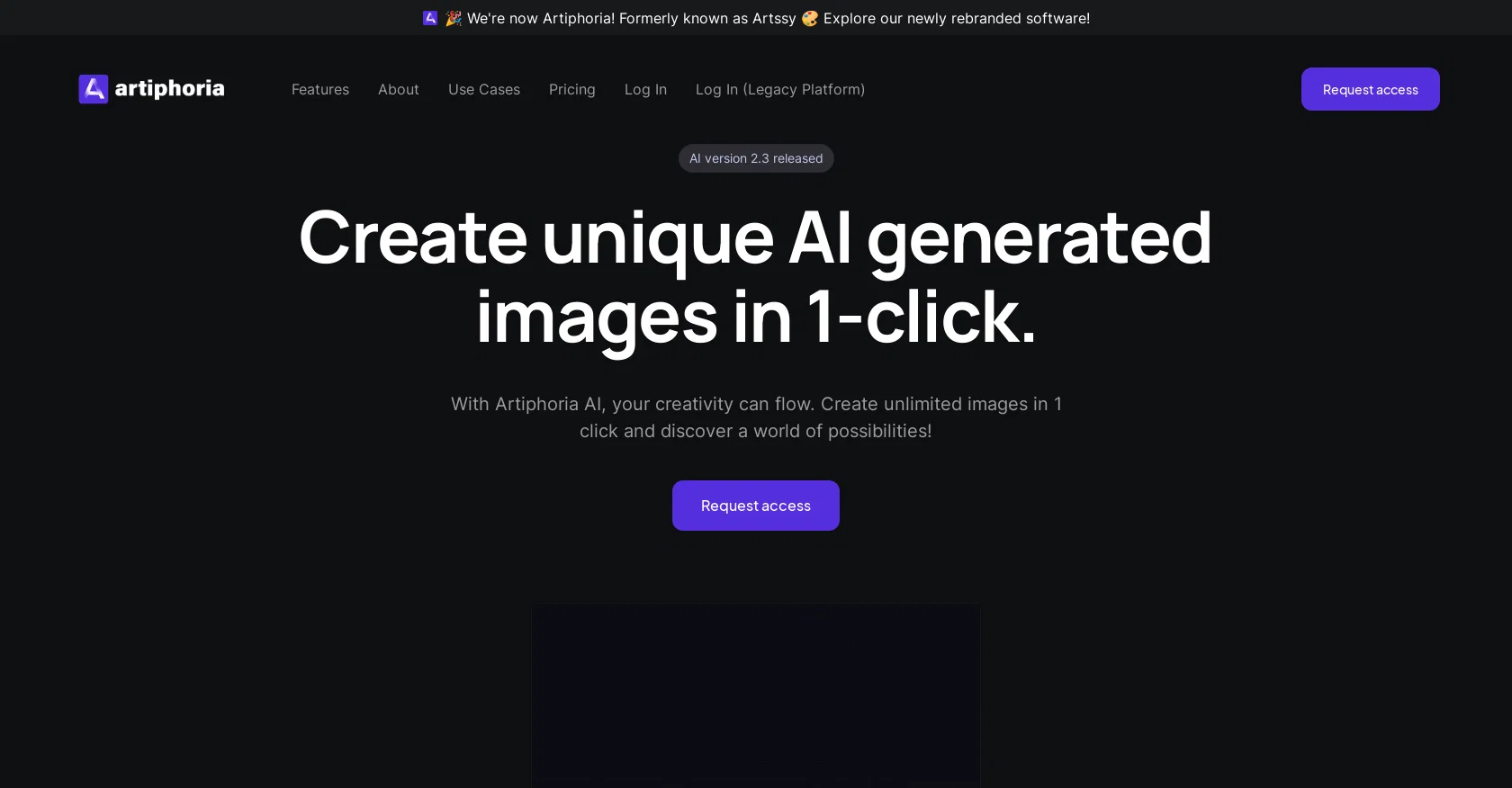 Artiphoria website