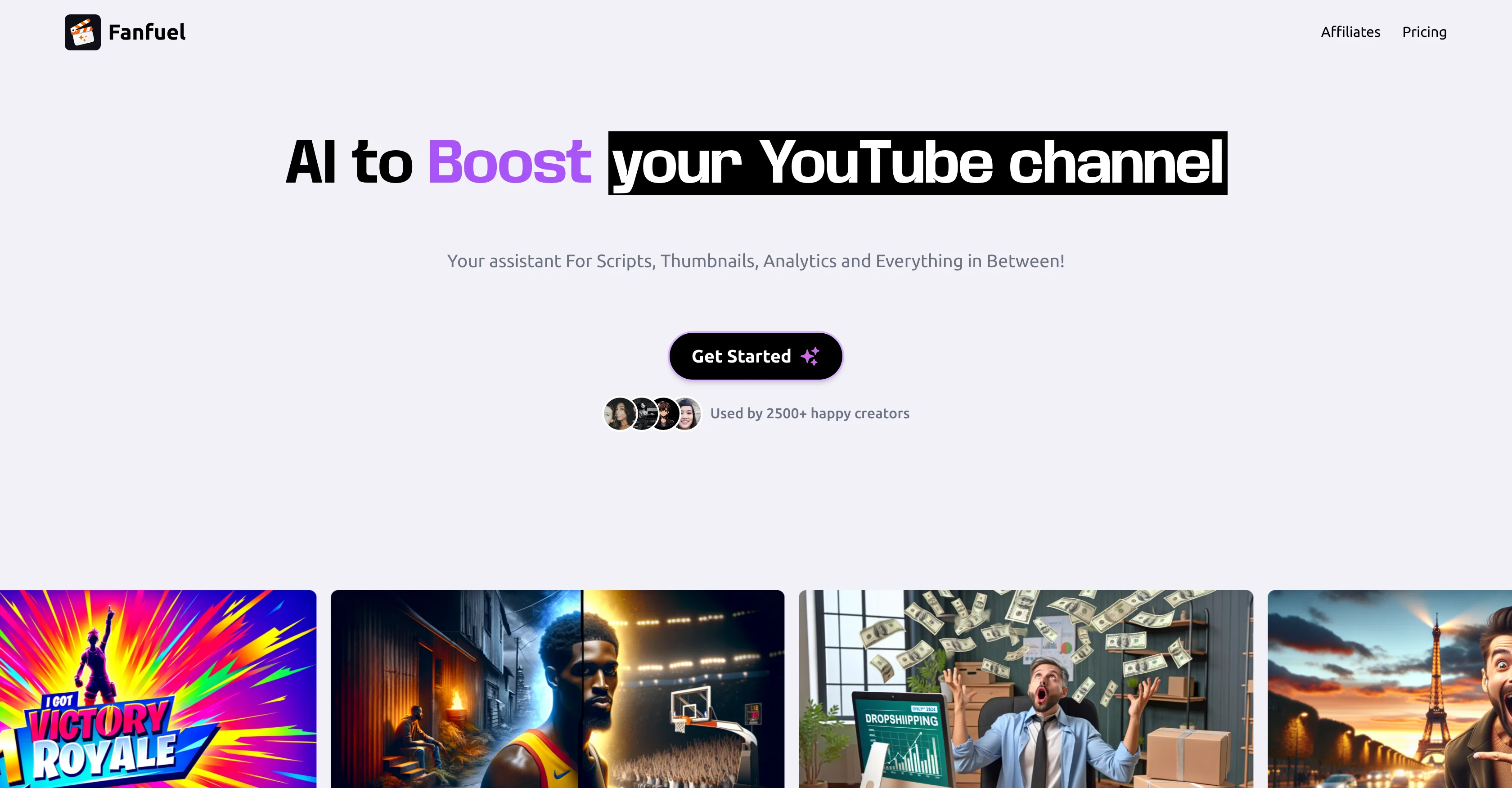 Fanfuel website