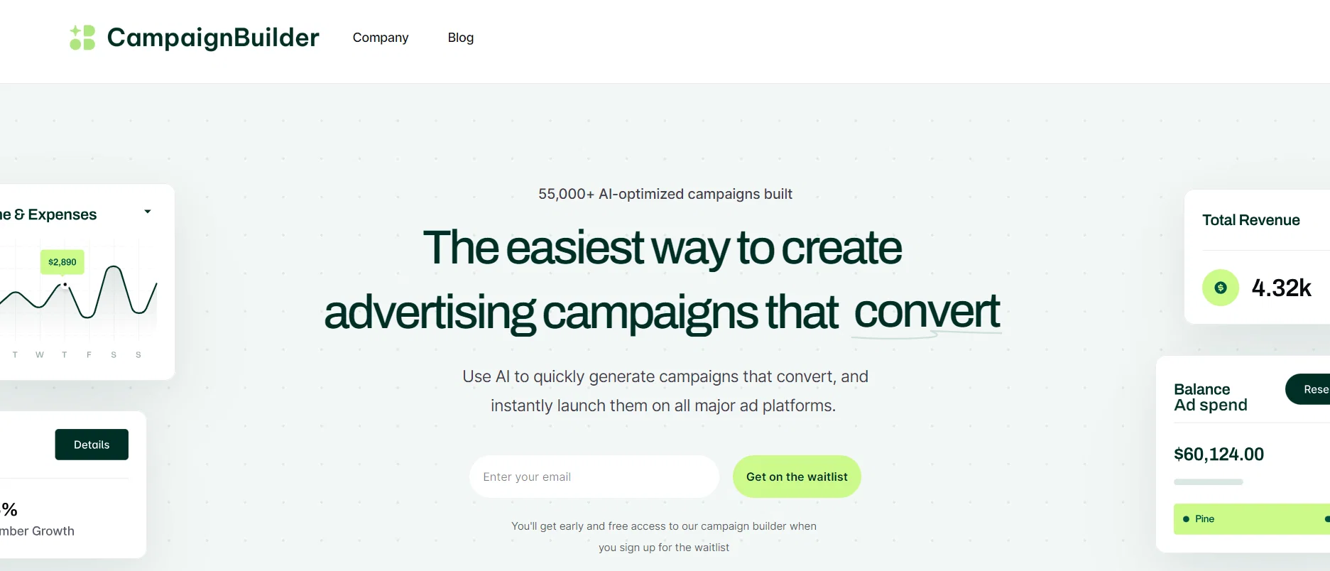 CampaignBuilder website