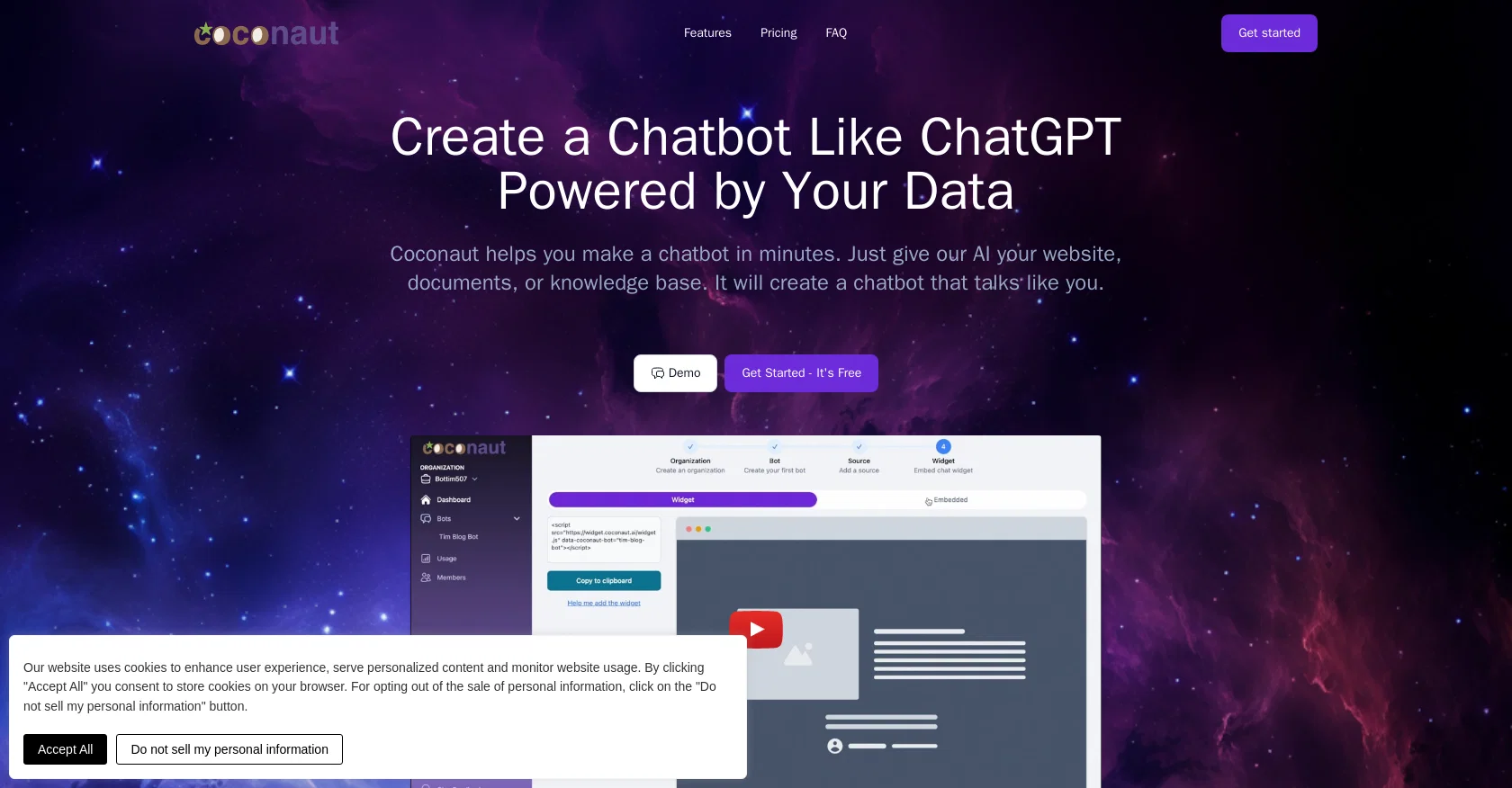 Coconaut website