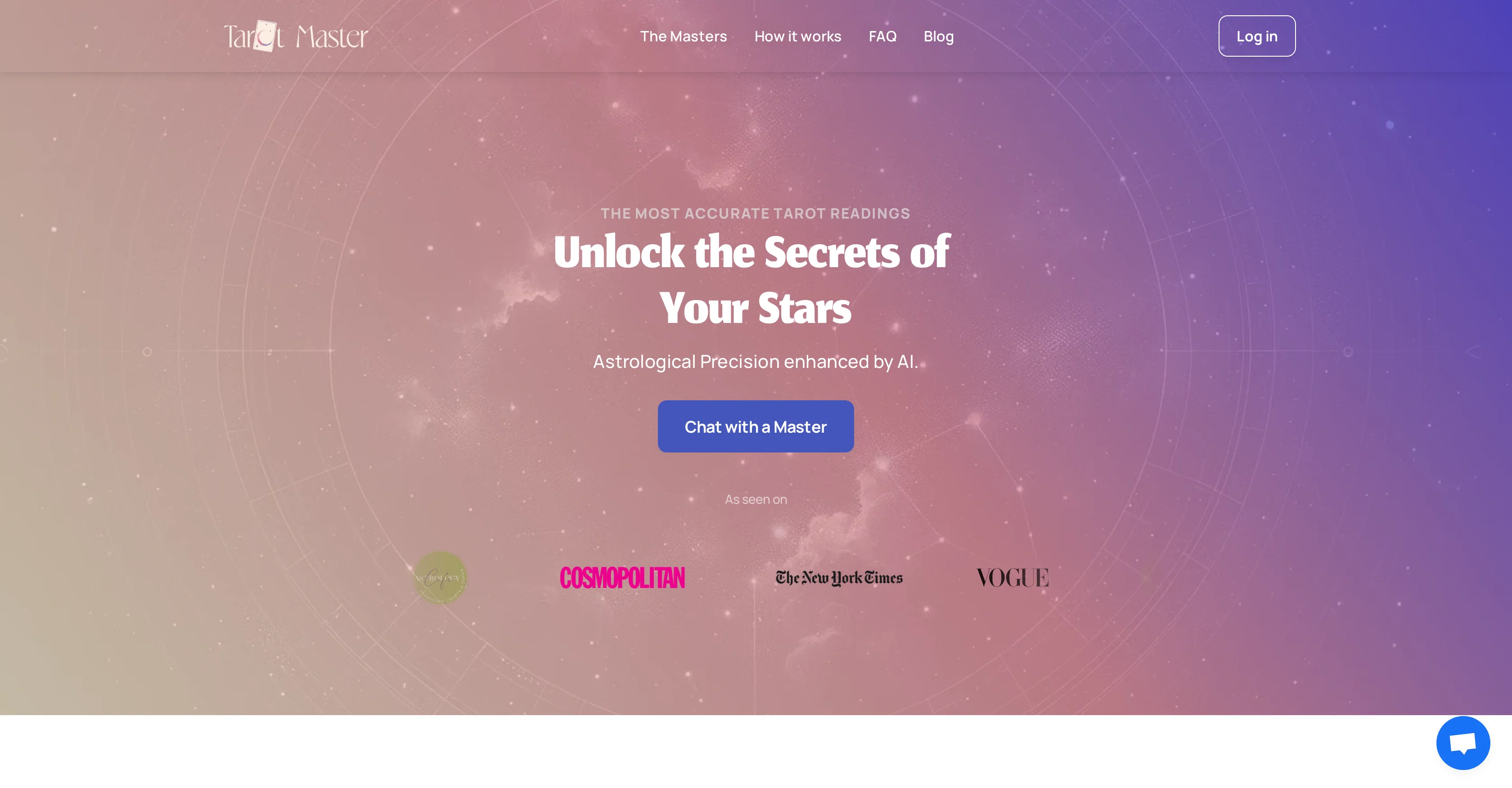 Tarot Master website