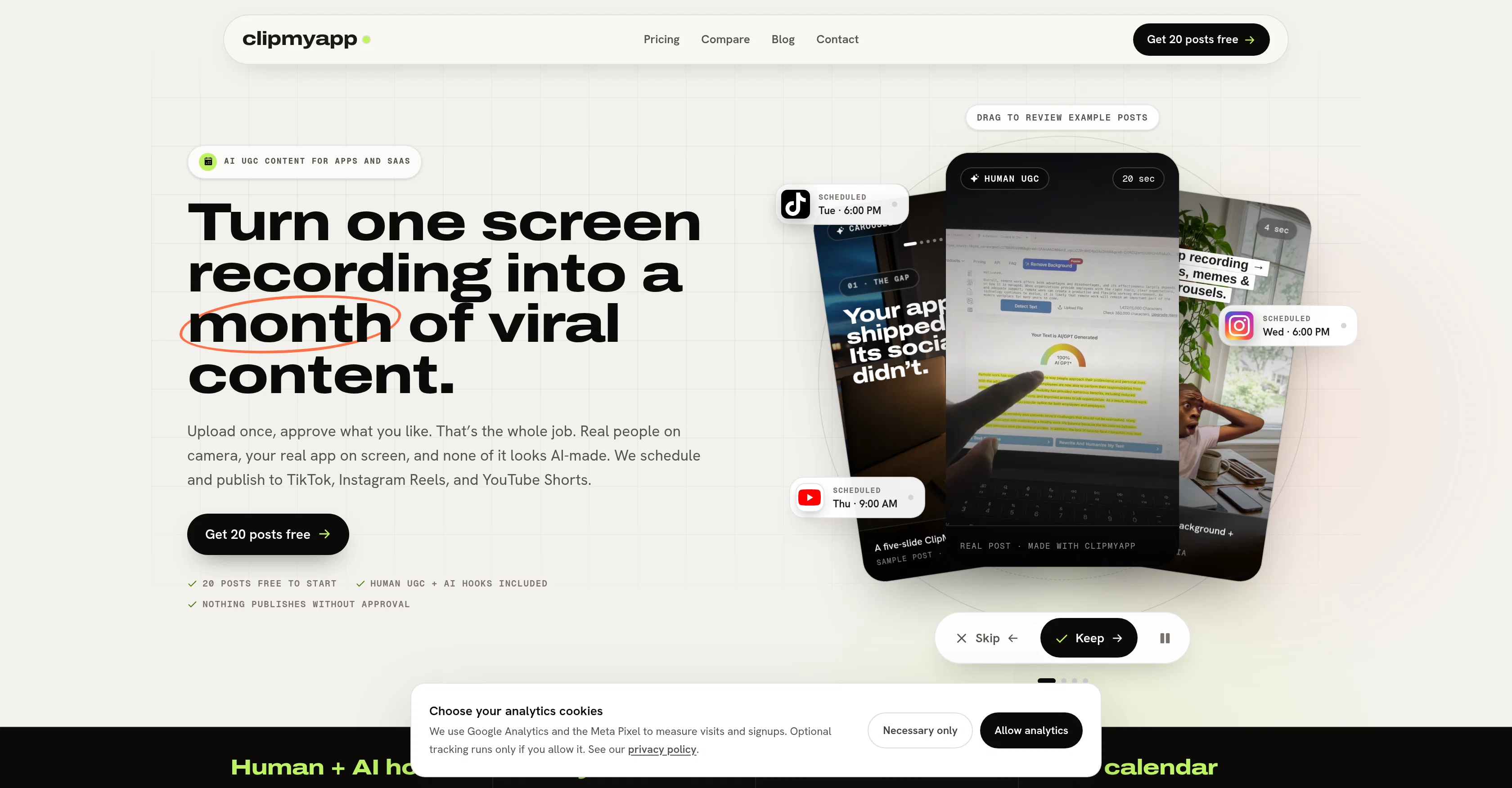 ClipMyApp website