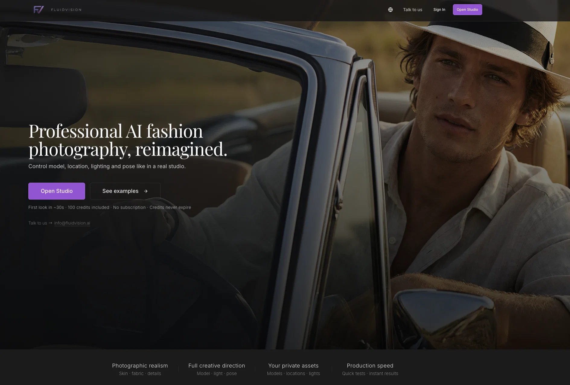 Fluidvision website