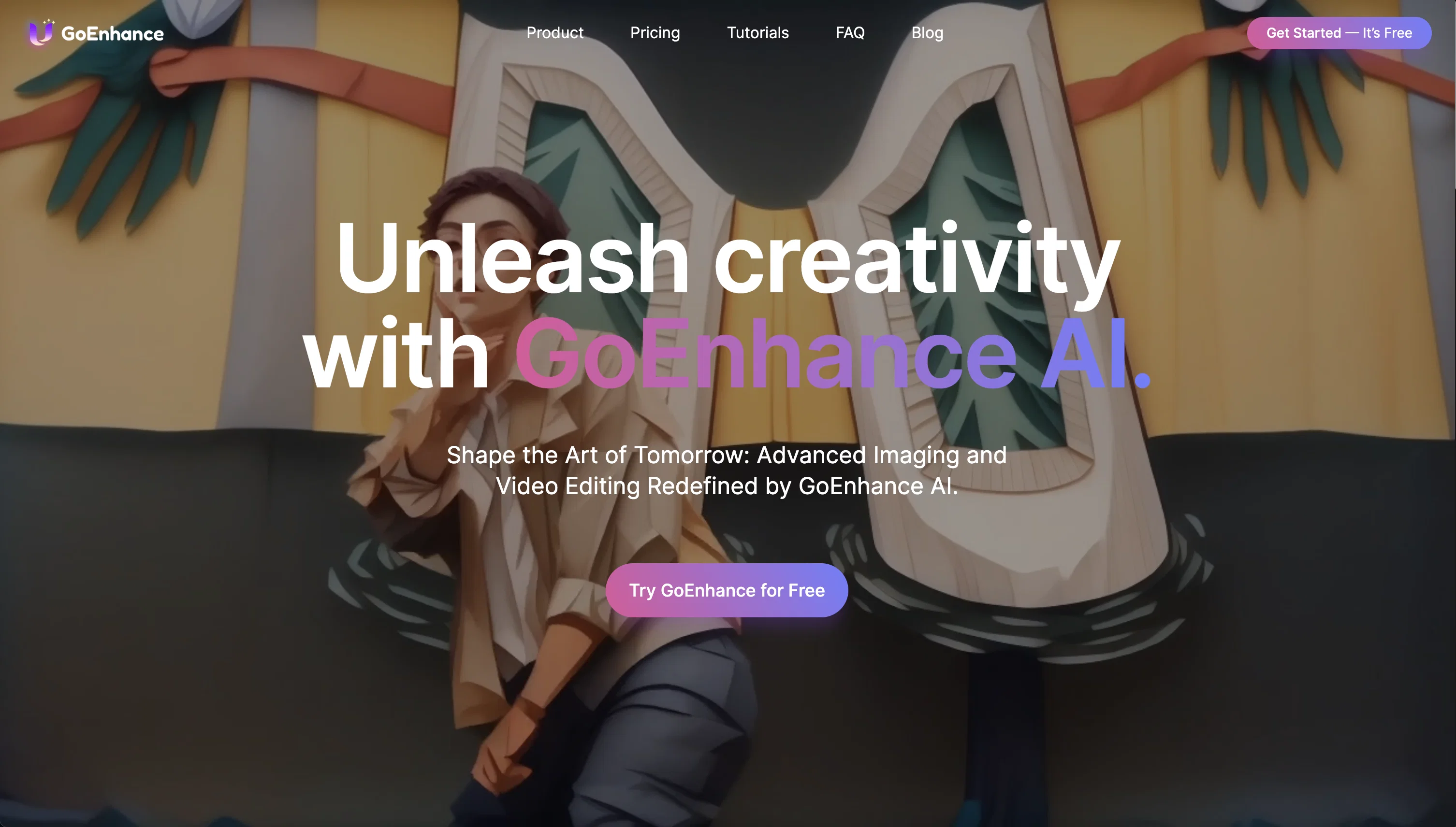 GoEnhance website
